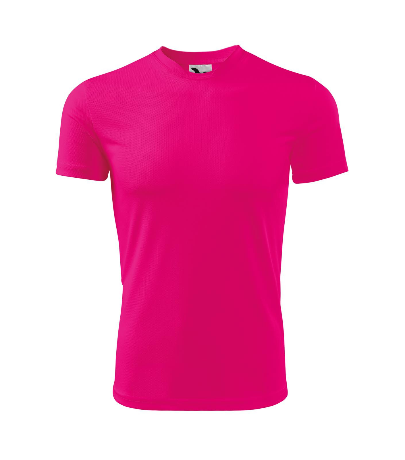 Detské rýchloschnúce tričko Malfini Fantasy 147 - veľkosť: 158, farba: neon ružová