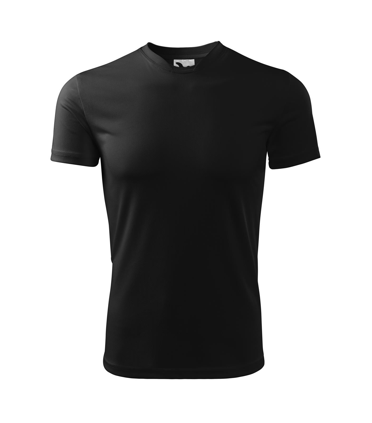 Detské rýchloschnúce tričko Malfini Fantasy 147 - veľkosť: 158, farba: čierna