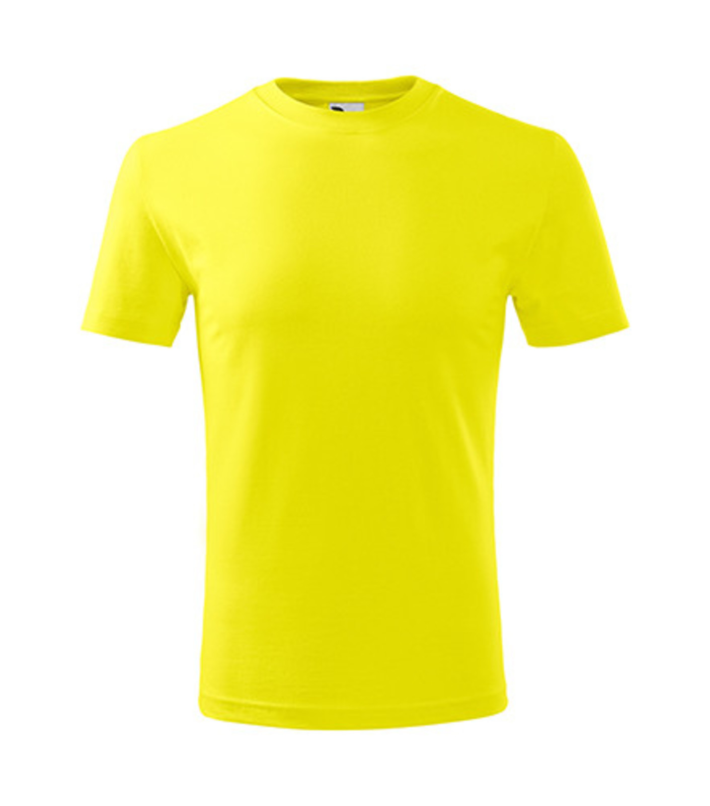 Detské tričko Malfini Classic New 135 - veľkosť: 122, farba: citrónová