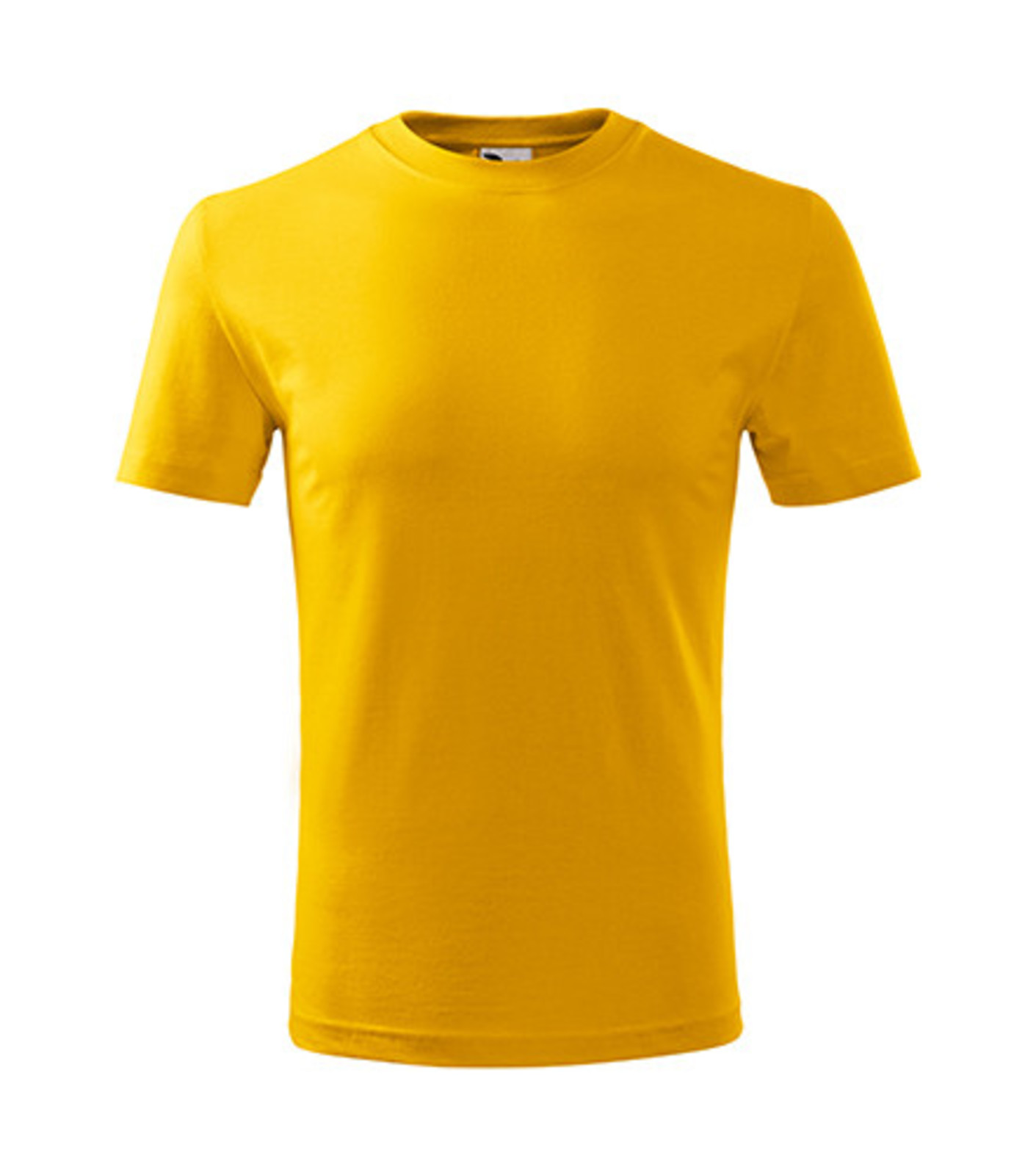 Detské tričko Malfini Classic New 135 - veľkosť: 110, farba: žltá