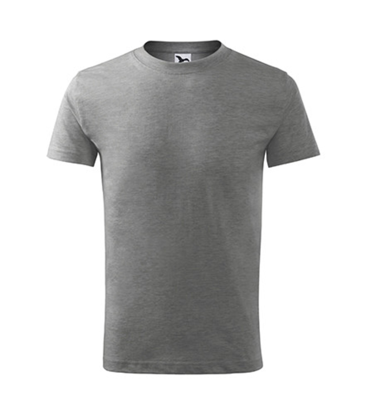 Detské tričko Malfini Classic New 135 - veľkosť: 110, farba: tmavosivý melír