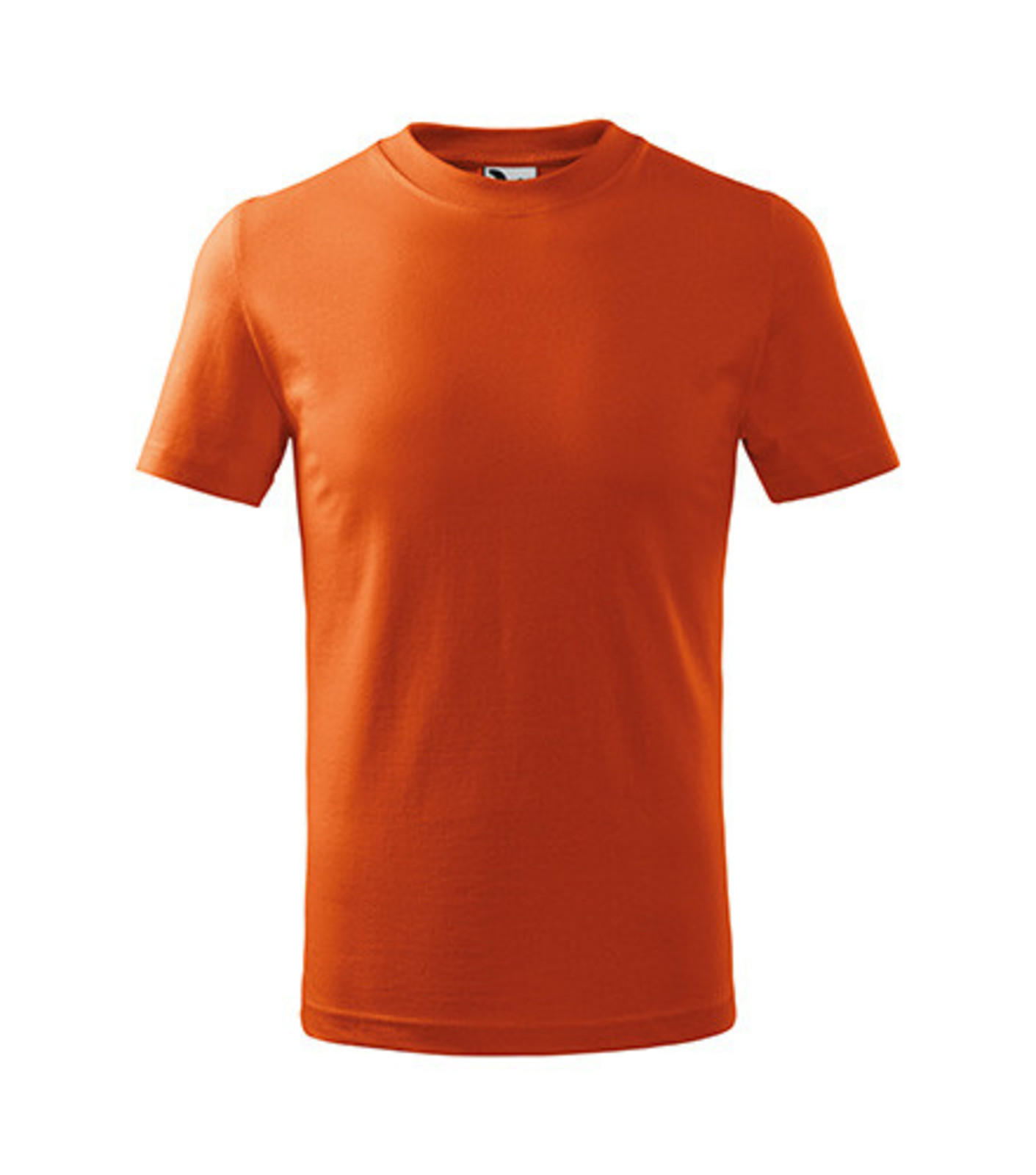 Detské tričko Malfini Basic 138 - veľkosť: 134, farba: oranžová