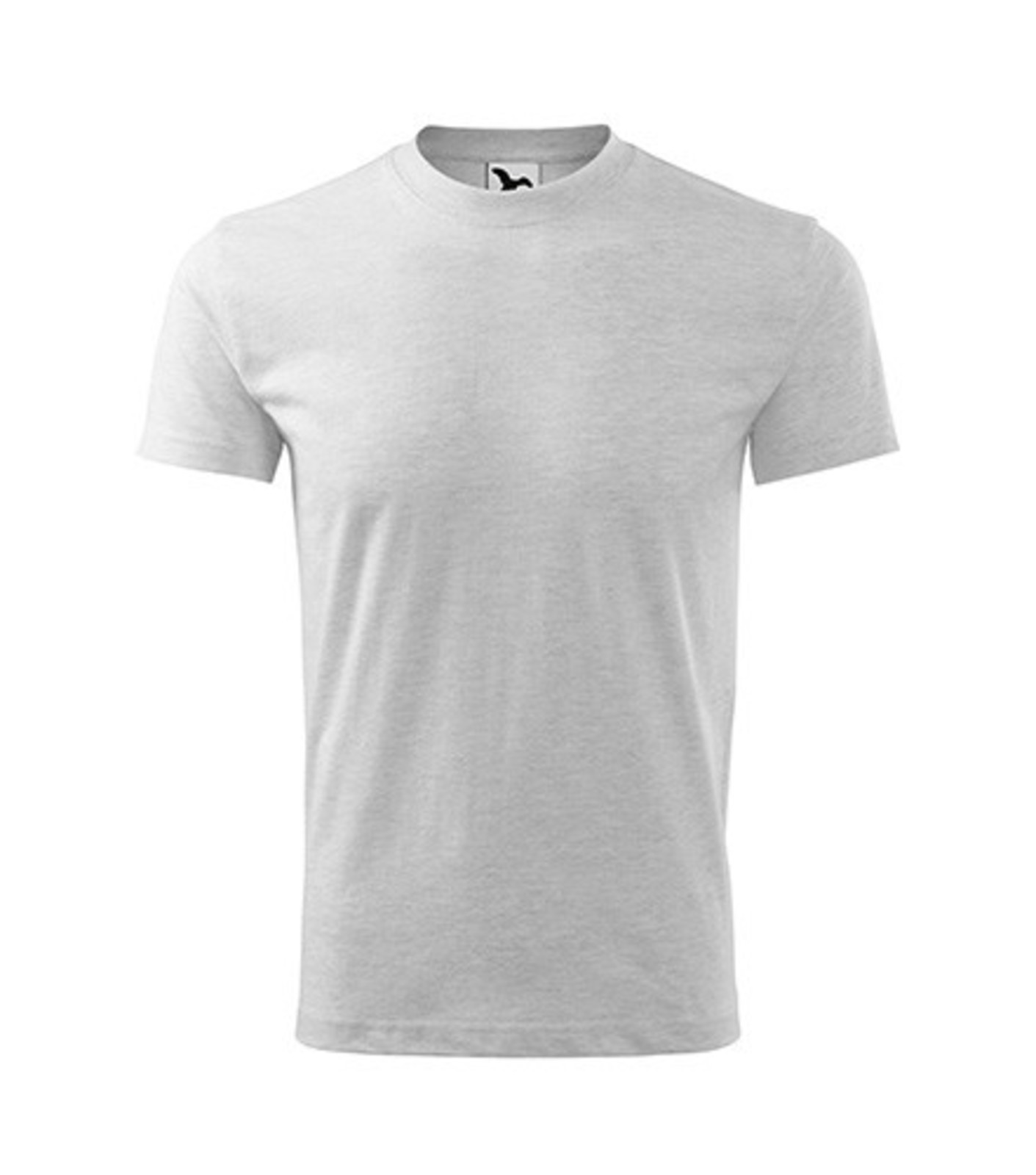 Detské tričko Malfini Basic 138 - veľkosť: 146, farba: svetlosivý melír