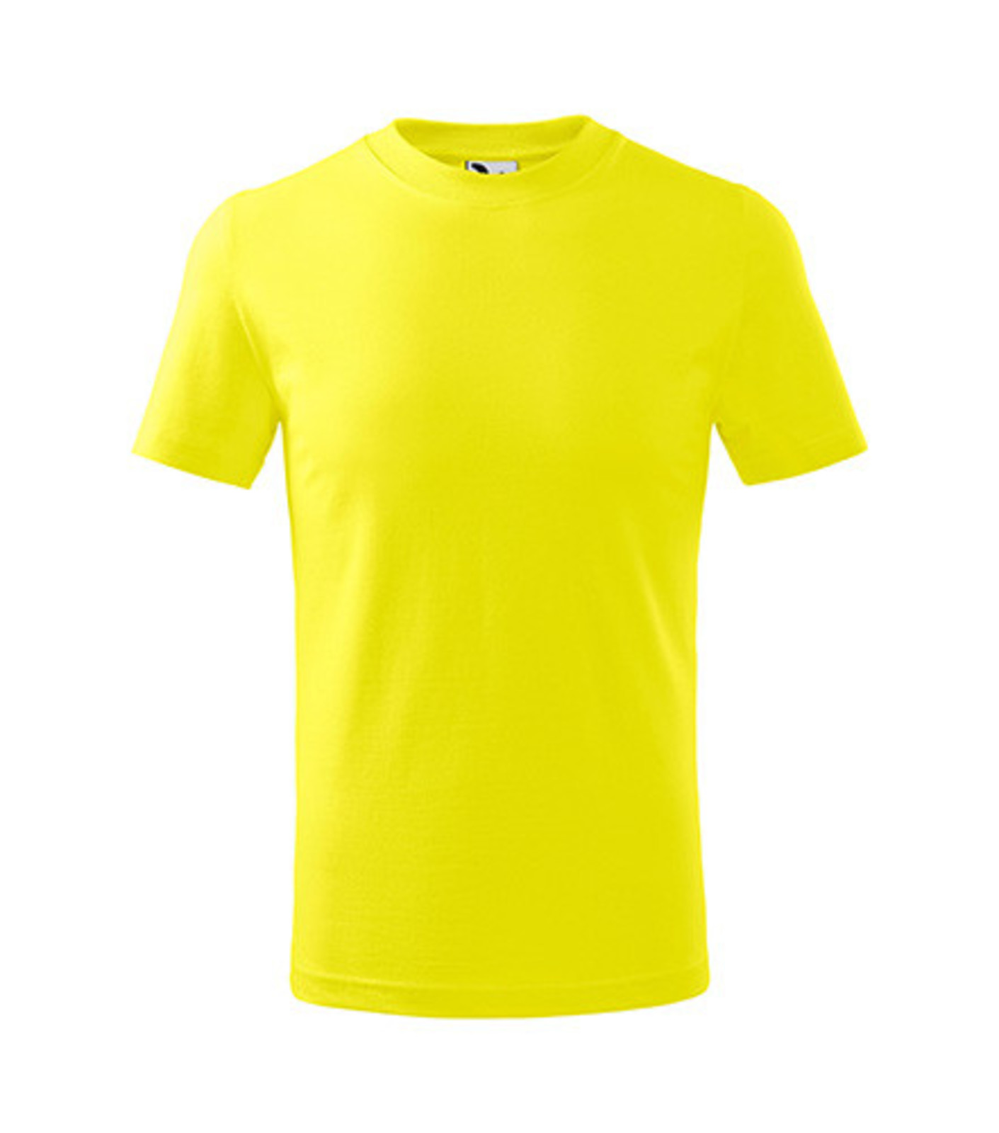 Detské tričko Malfini Basic 138 - veľkosť: 110, farba: citrónová
