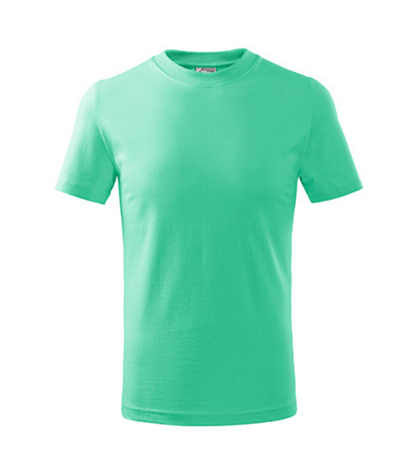 Detské tričko Malfini Basic 138 - veľkosť: 158, farba: mätová