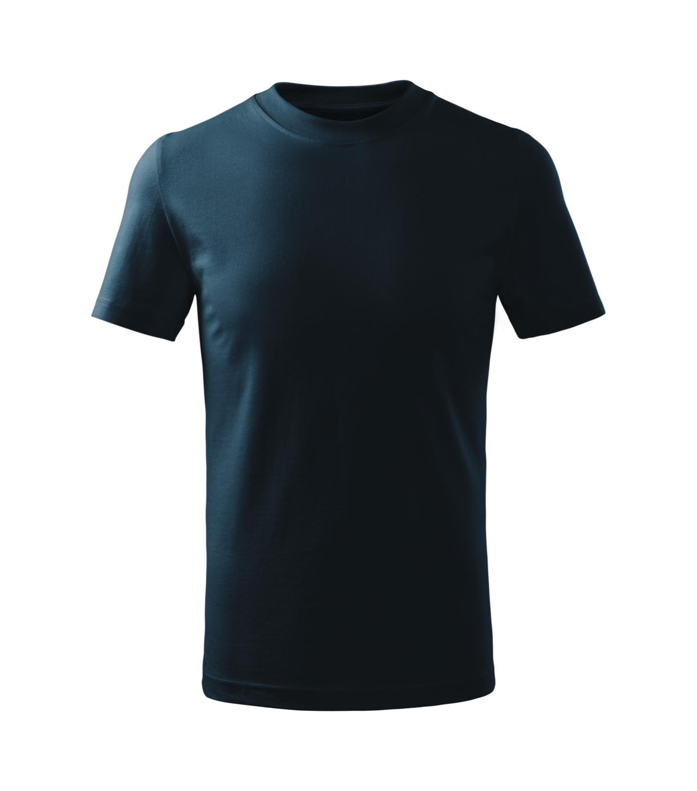 Detské tričko Malfini Basic Free F38 - veľkosť: 134, farba: tmavo modrá
