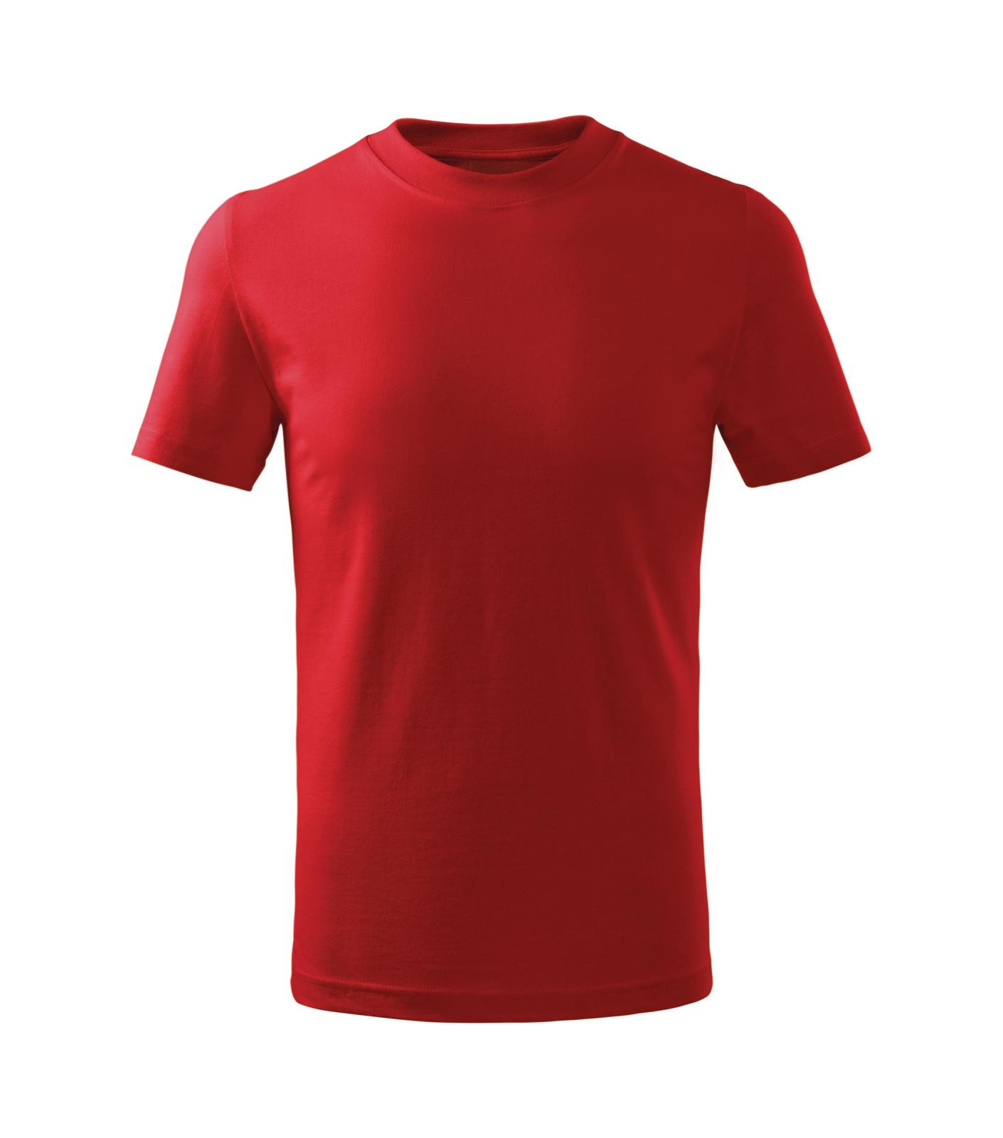 Detské tričko Malfini Basic Free F38 - veľkosť: 110, farba: červená