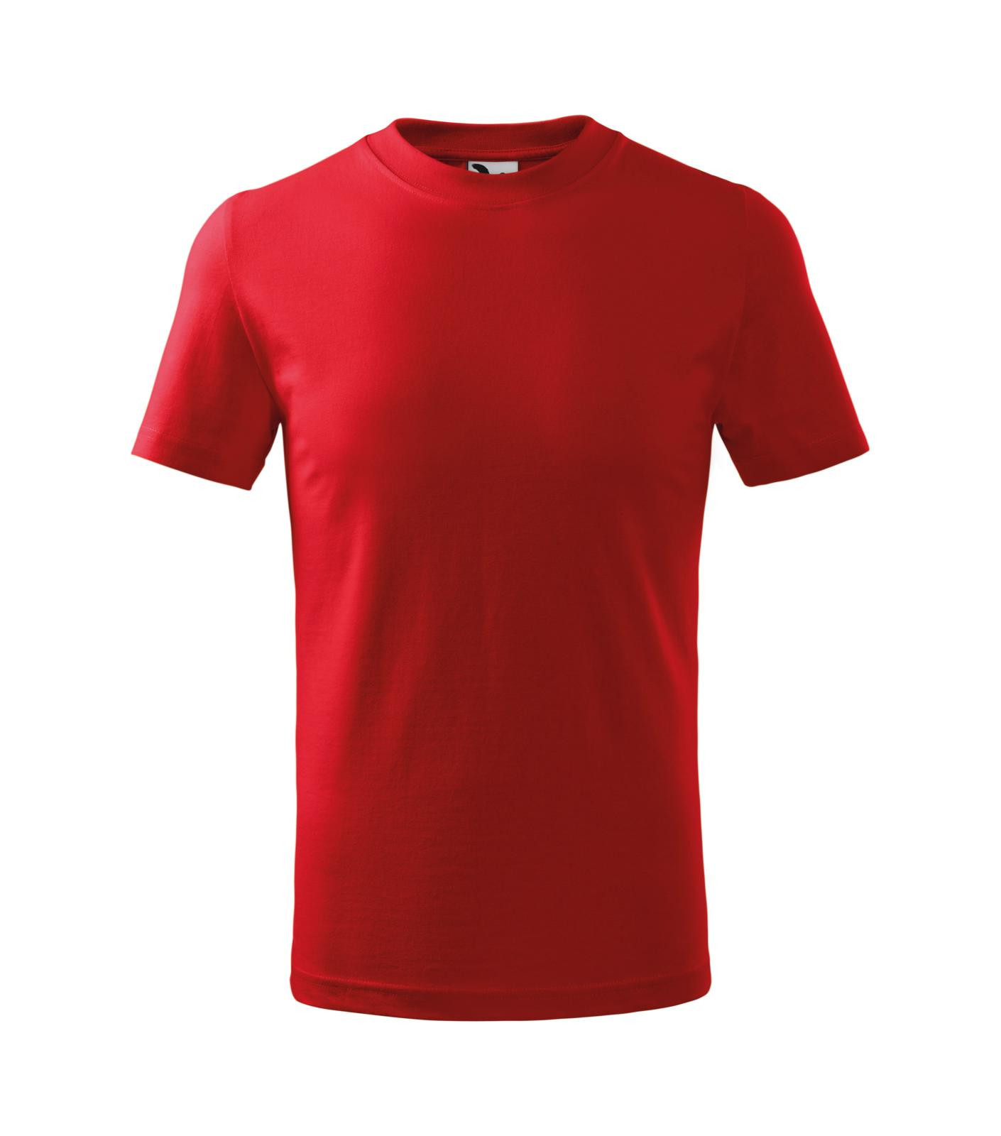 Detské tričko Malfini Classic 100 - veľkosť: 146, farba: červená
