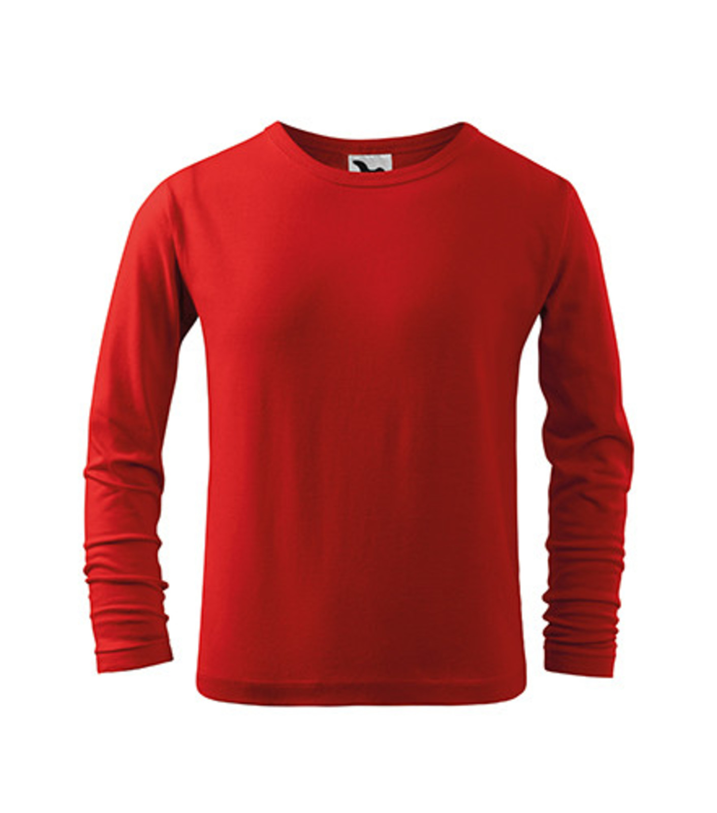 Detské tričko s dlhým rukávom Malfini FIT-T LS 121 - veľkosť: 158, farba: červená