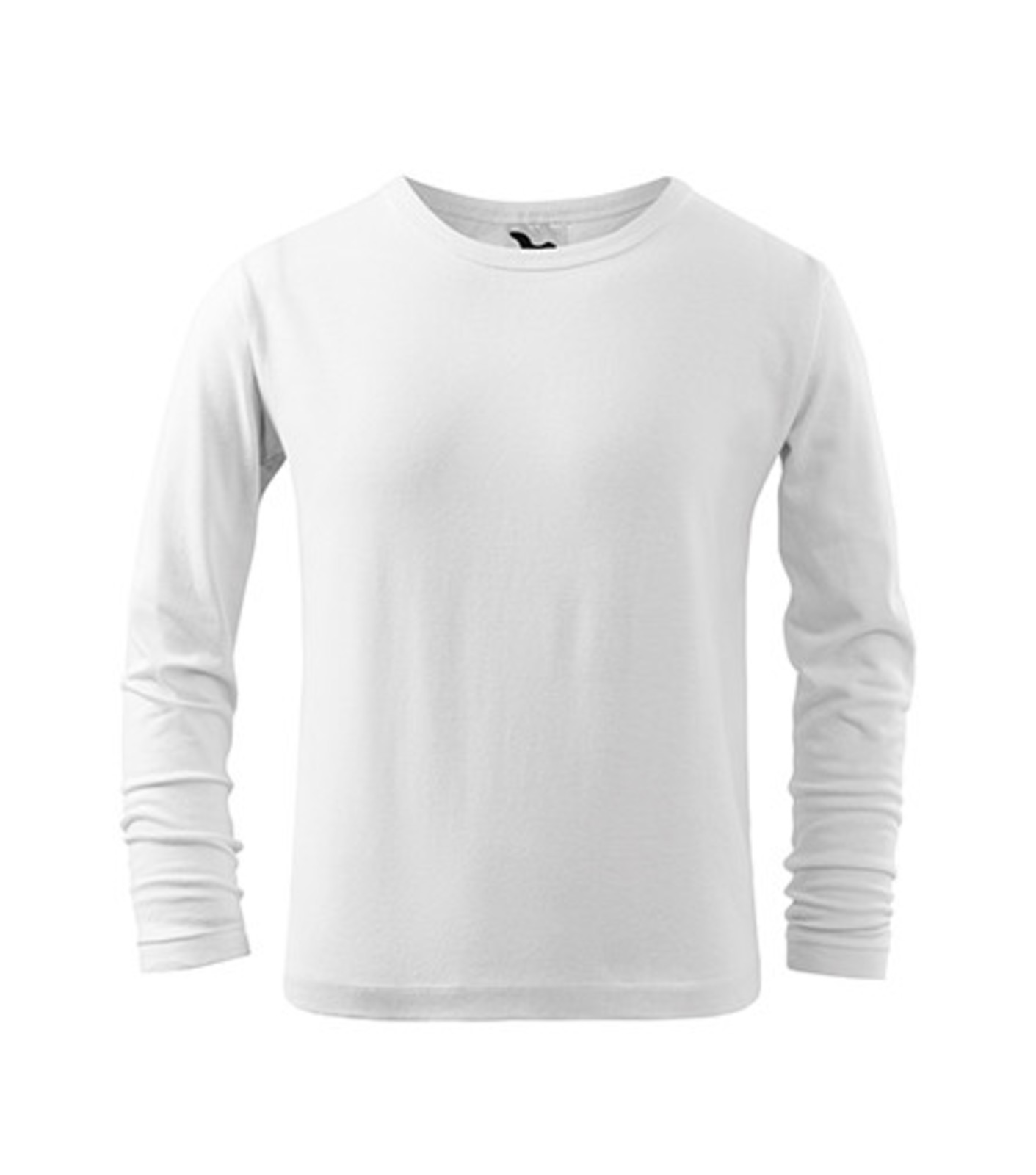Detské tričko s dlhým rukávom Malfini FIT-T LS 121 - veľkosť: 122, farba: biela