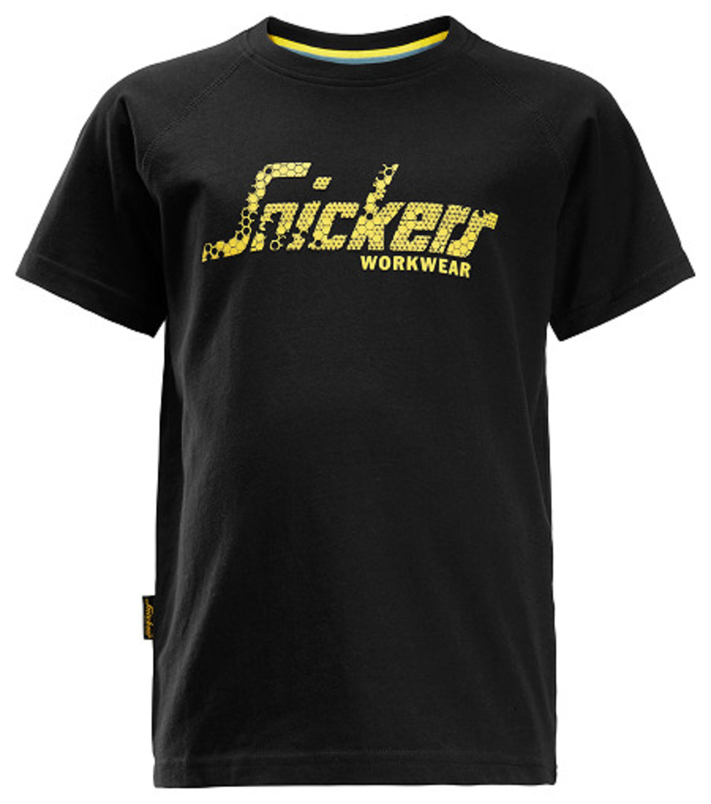 Detské tričko Snickers® s logom - veľkosť: 110/116, farba: čierna