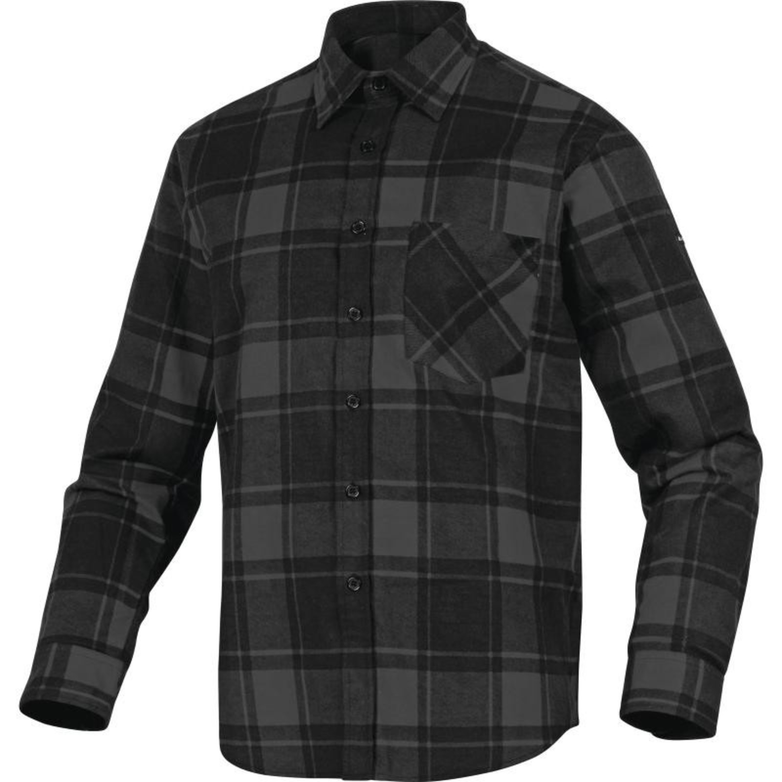 Flanelová košeľa Delta Plus Ruby - veľkosť: XL, farba: sivá/čierna