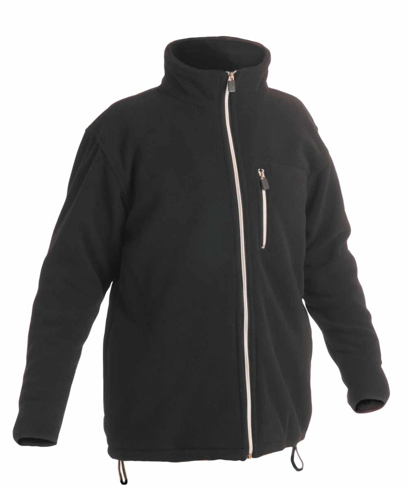 Fleece bunda Karela - veľkosť: XXL, farba: čierna