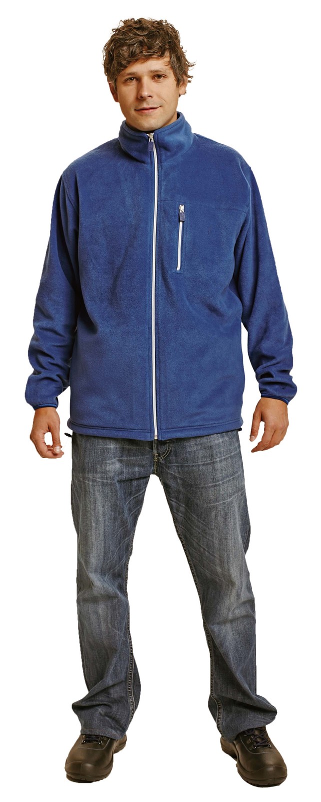 Fleece bunda Karela - veľkosť: XL, farba: royal blue