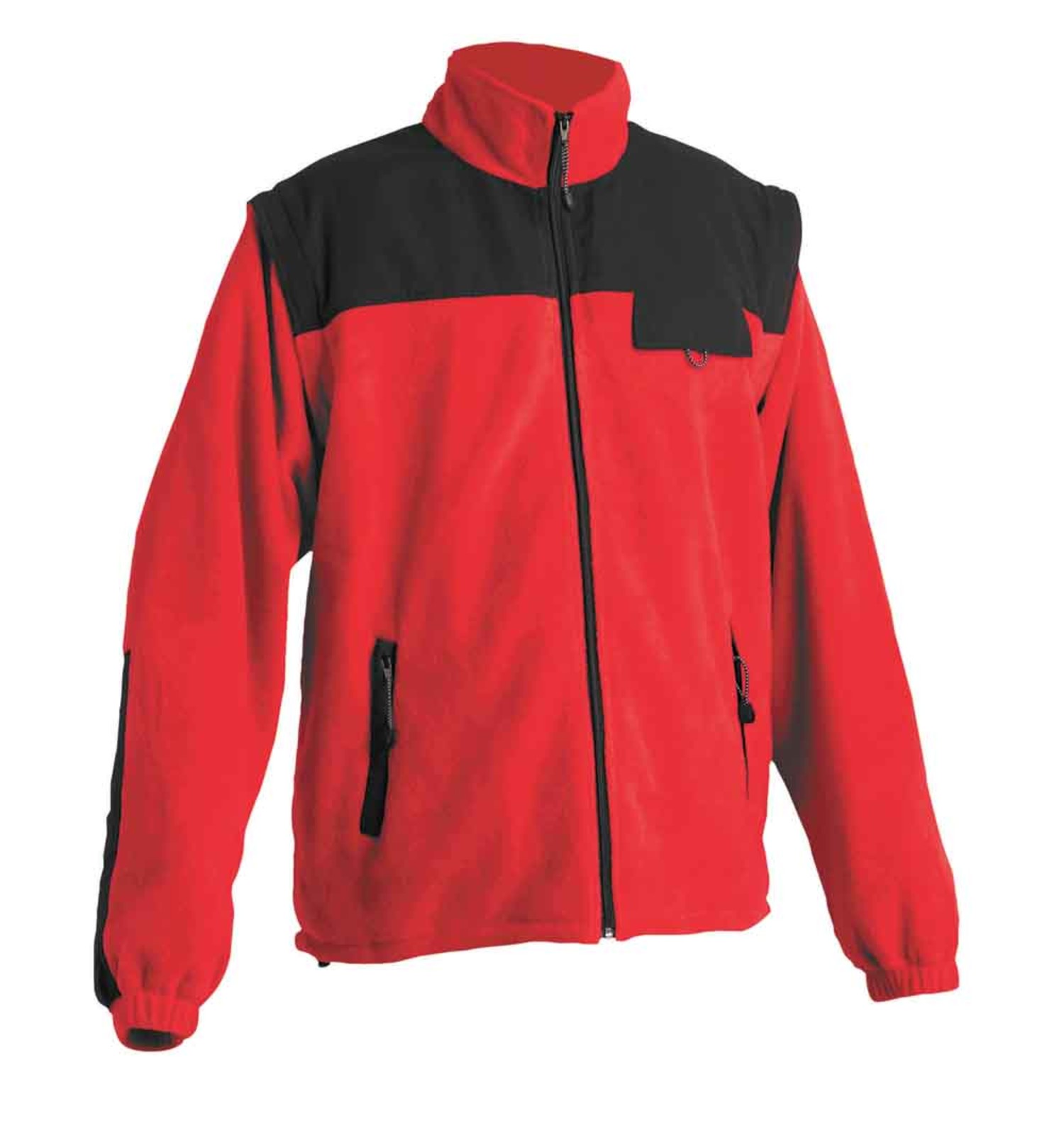 Fleece bunda Randwik 2v1 pánska - veľkosť: L, farba: červená