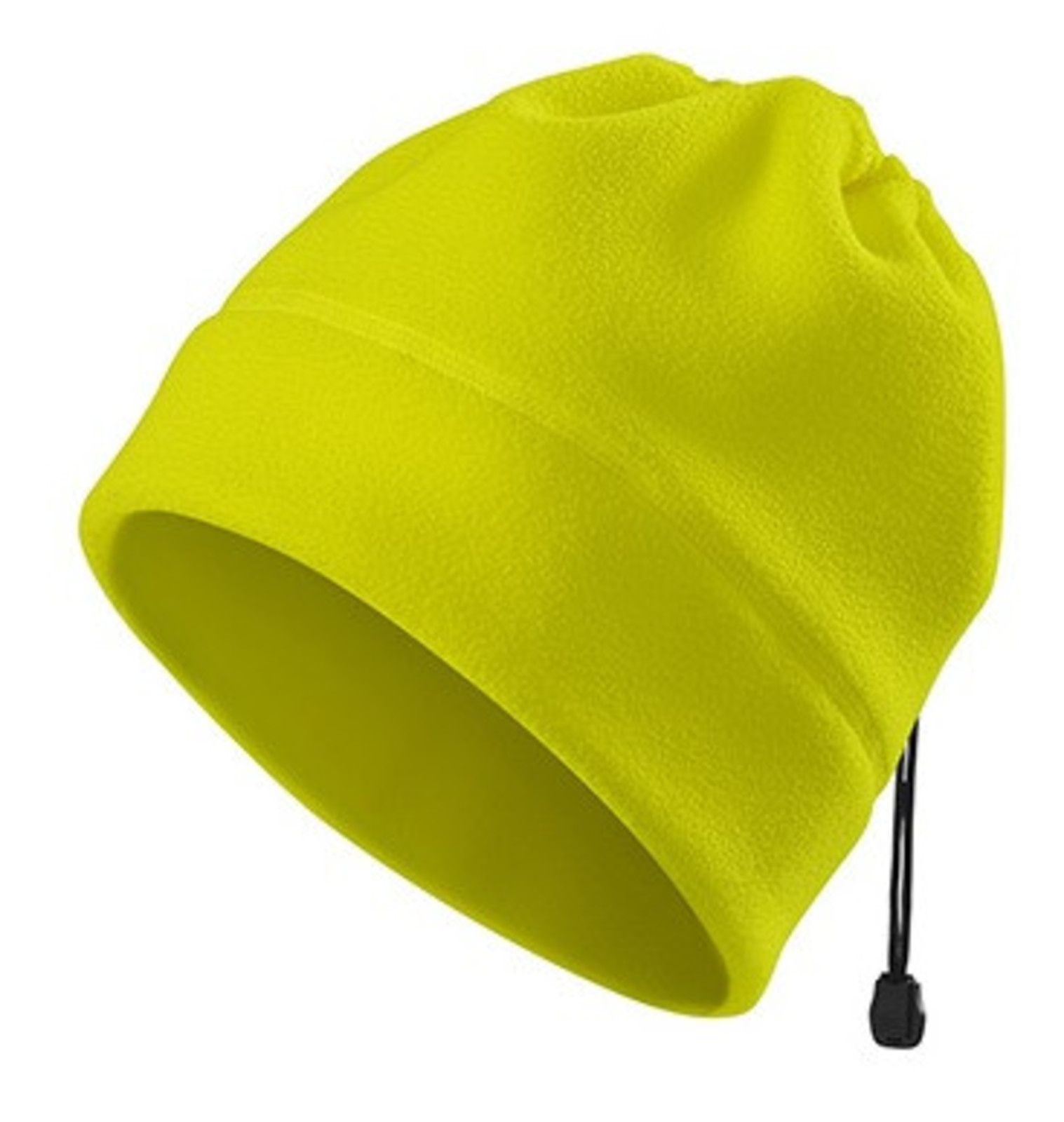 Unisex reflexná fleece čiapka a nákrčník Rimeck HV Practic 5V9 - veľkosť: UNI, farba: fluorescenčno žltá