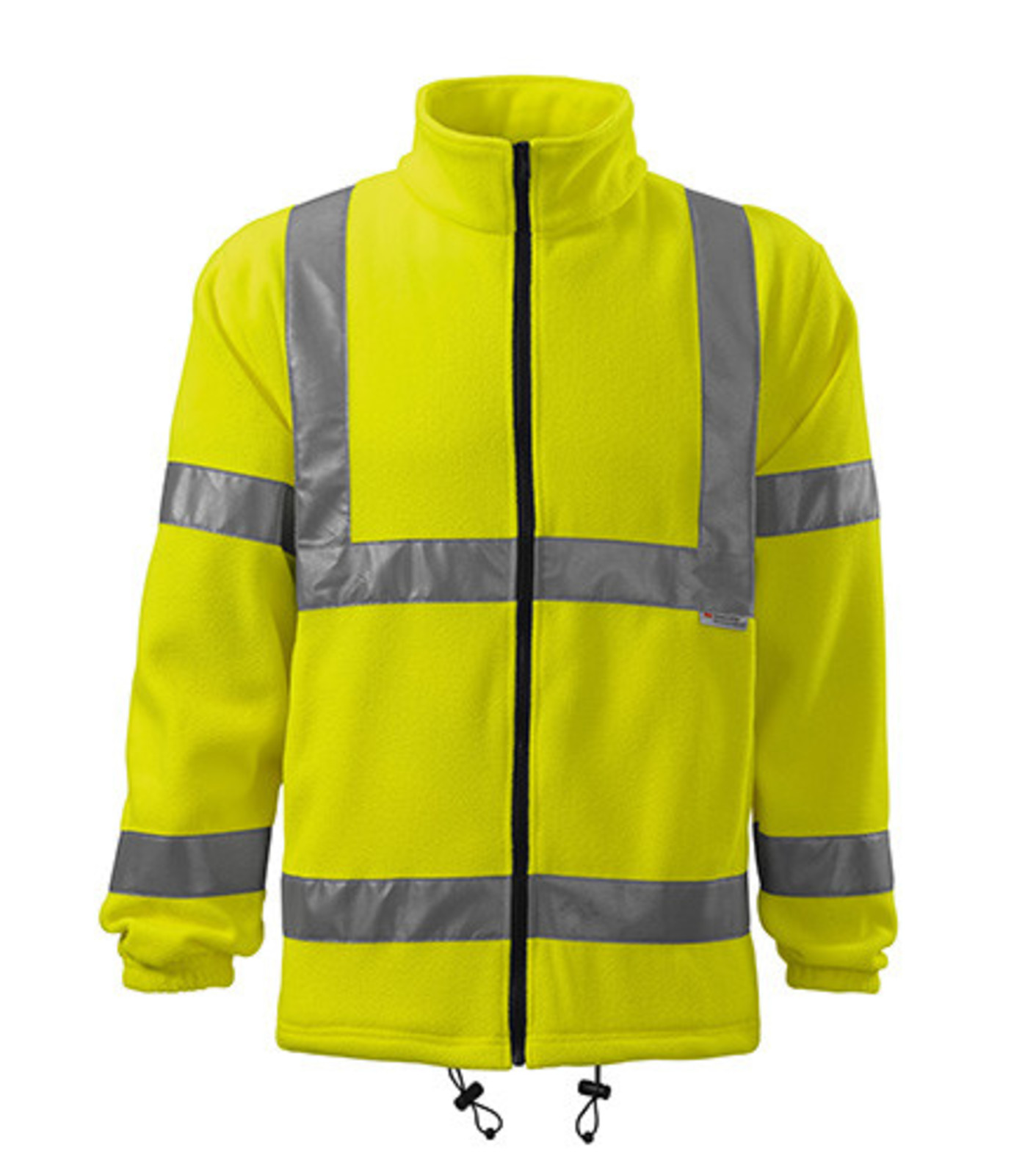 Unisex fleecová reflexná bunda/mikina Rimeck HV Jacket 5V1 - veľkosť: XXL, farba: fluorescenčno žltá