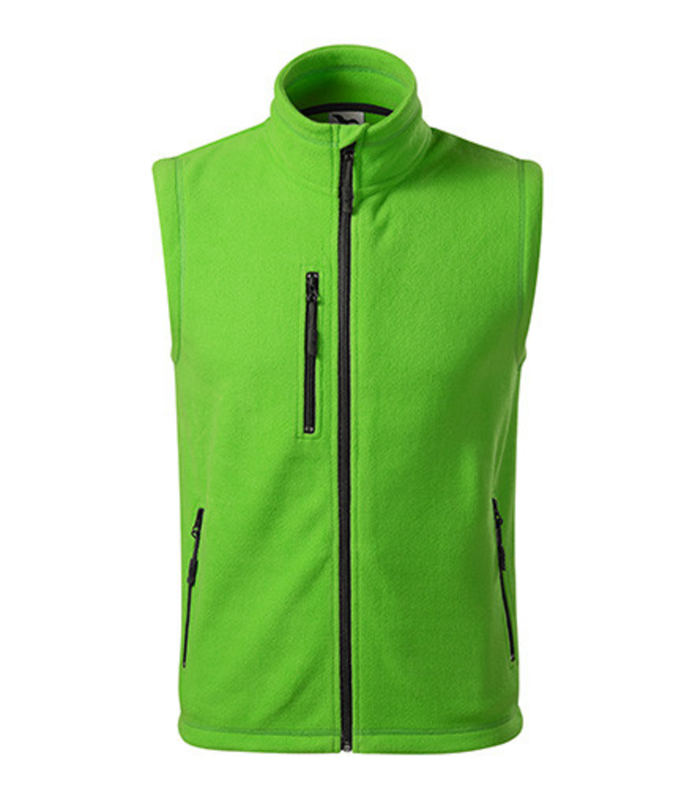 Unisex fleecová vesta Malfini Exit 525 - veľkosť: 3XL, farba: zelené jablko