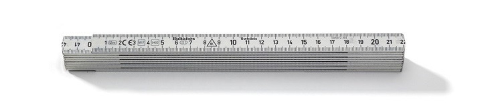 Hliníkový skladací meter Hultafors 1m (6 lamiel) - veľkosť: 1 m