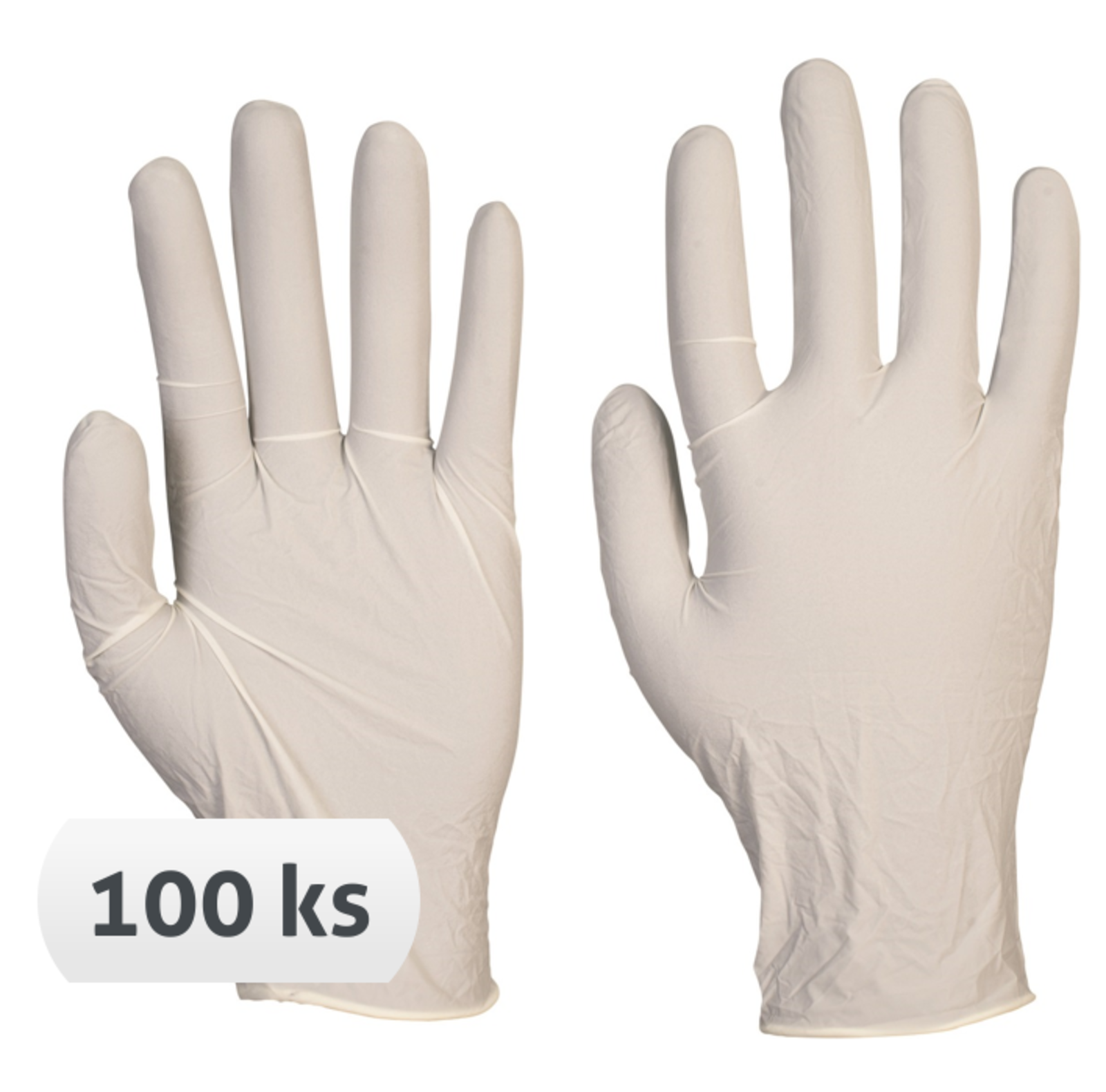 Jednorazové latexové rukavice Dermik LB 53 nepúdrované 100 ks - veľkosť: 7/S