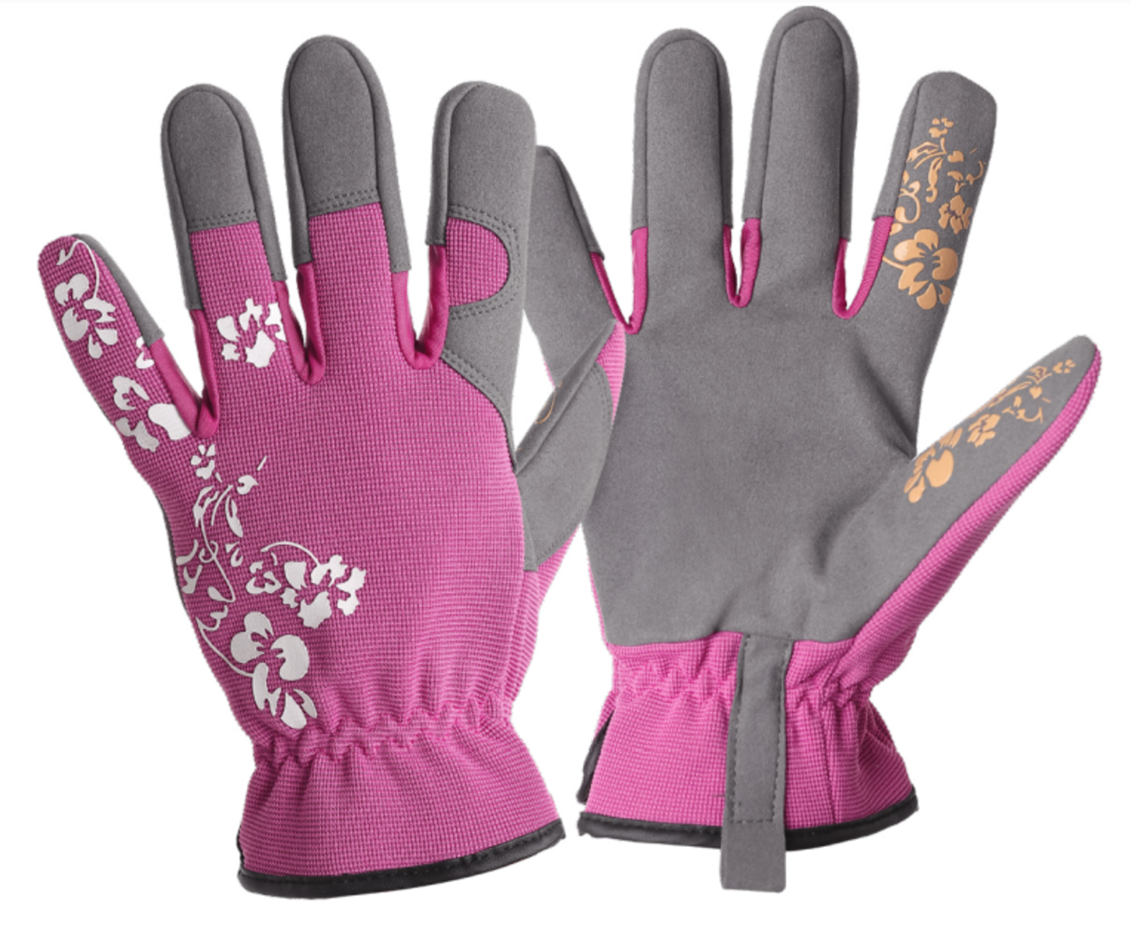 Kombinované pracovné rukavice CXS Picea - veľkosť: 8/M, farba: fialová