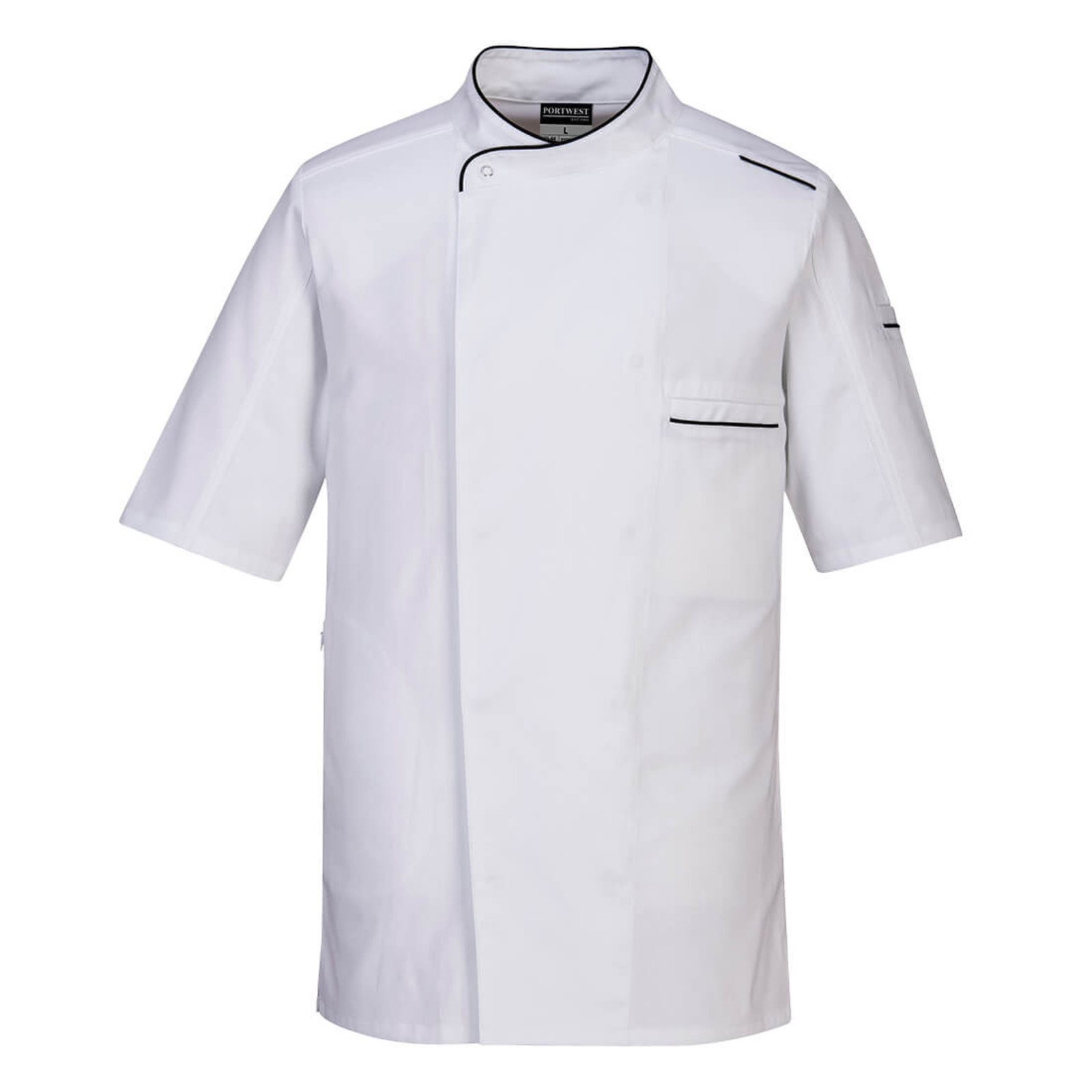 Kuchárska blúza Portwest Surrey Chefs S/S C735 - veľkosť: M, farba: biela