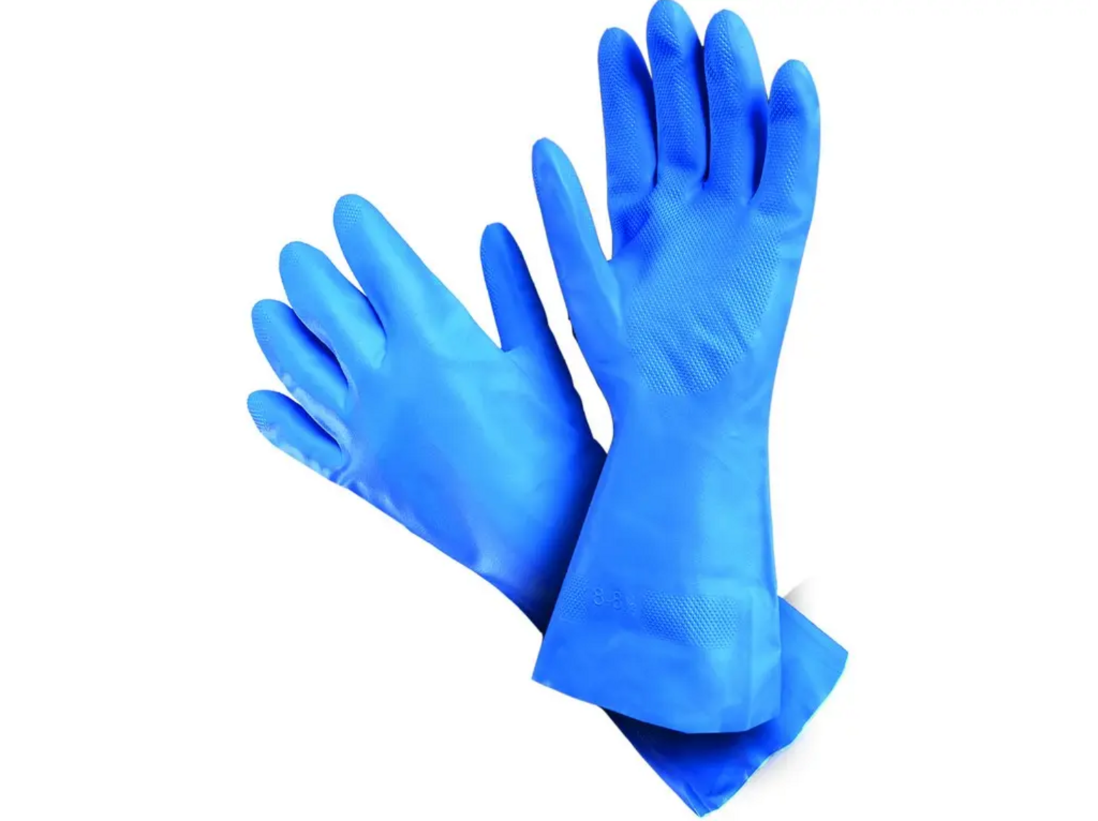 Kyselinovzdorné rukavice Mapa Ultranitril 495 - veľkosť: 9/L, farba: modrá