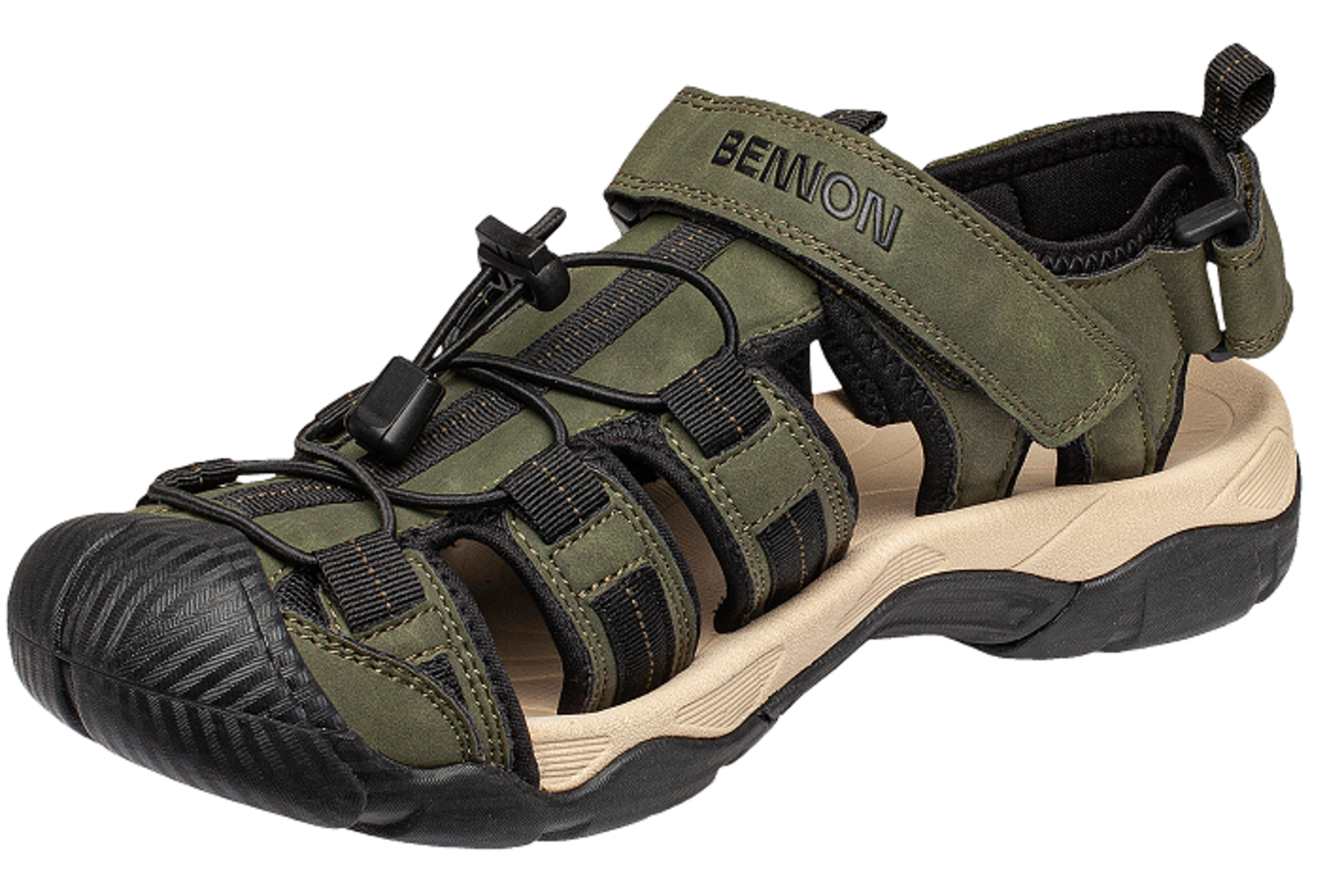 Ľahké sandále Bennon Amazon - veľkosť: 42, farba: zelená