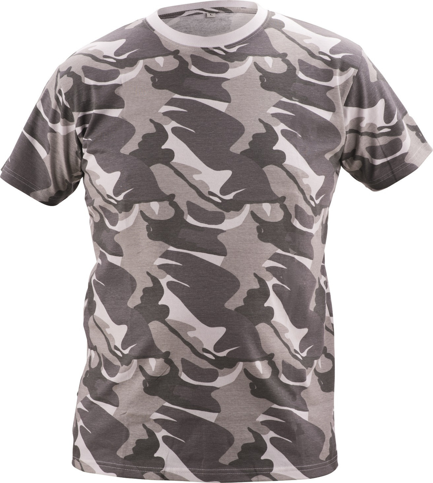 Maskáčové tričko Crambe - veľkosť: XS, farba: sivá kamufláž