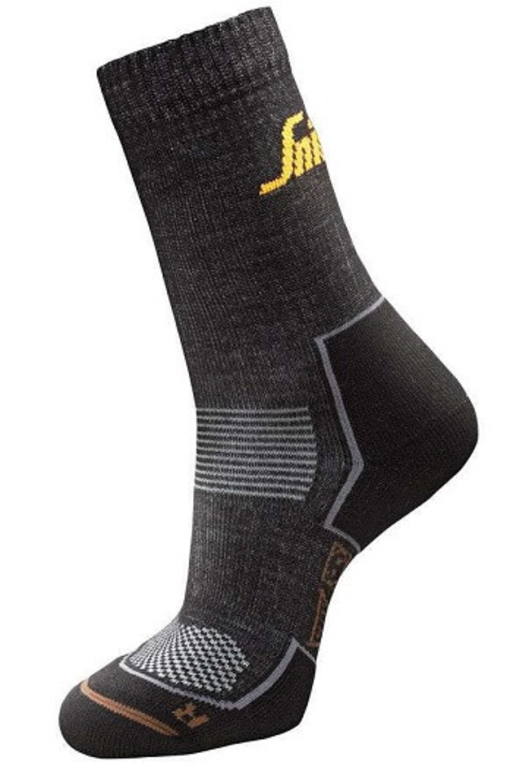 Merino ponožky Snickers® RuffWork 2- balenie - veľkosť: 45-48, farba: čierna