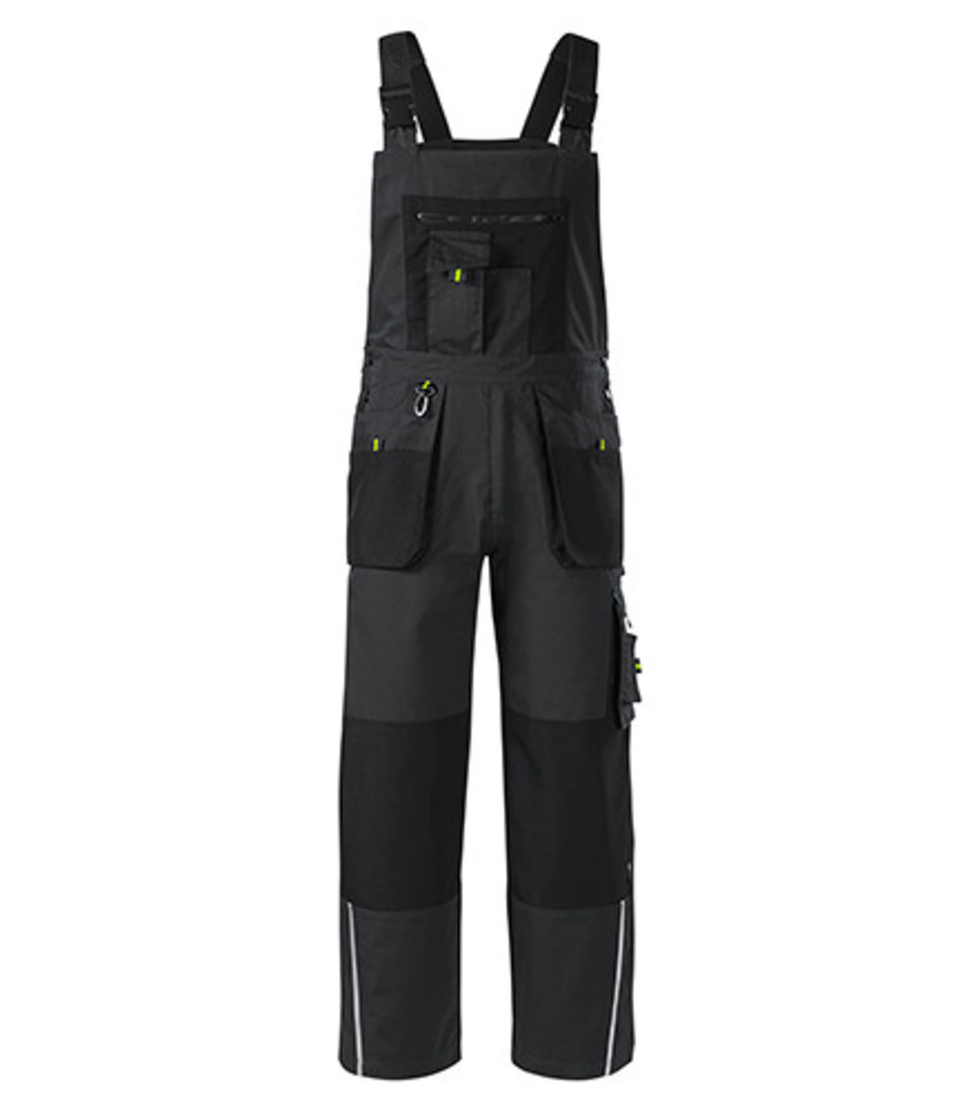 Montérkové nohavice s náprsenkou Adler Ranger W04 - veľkosť: 52-54, farba: šedá ebony