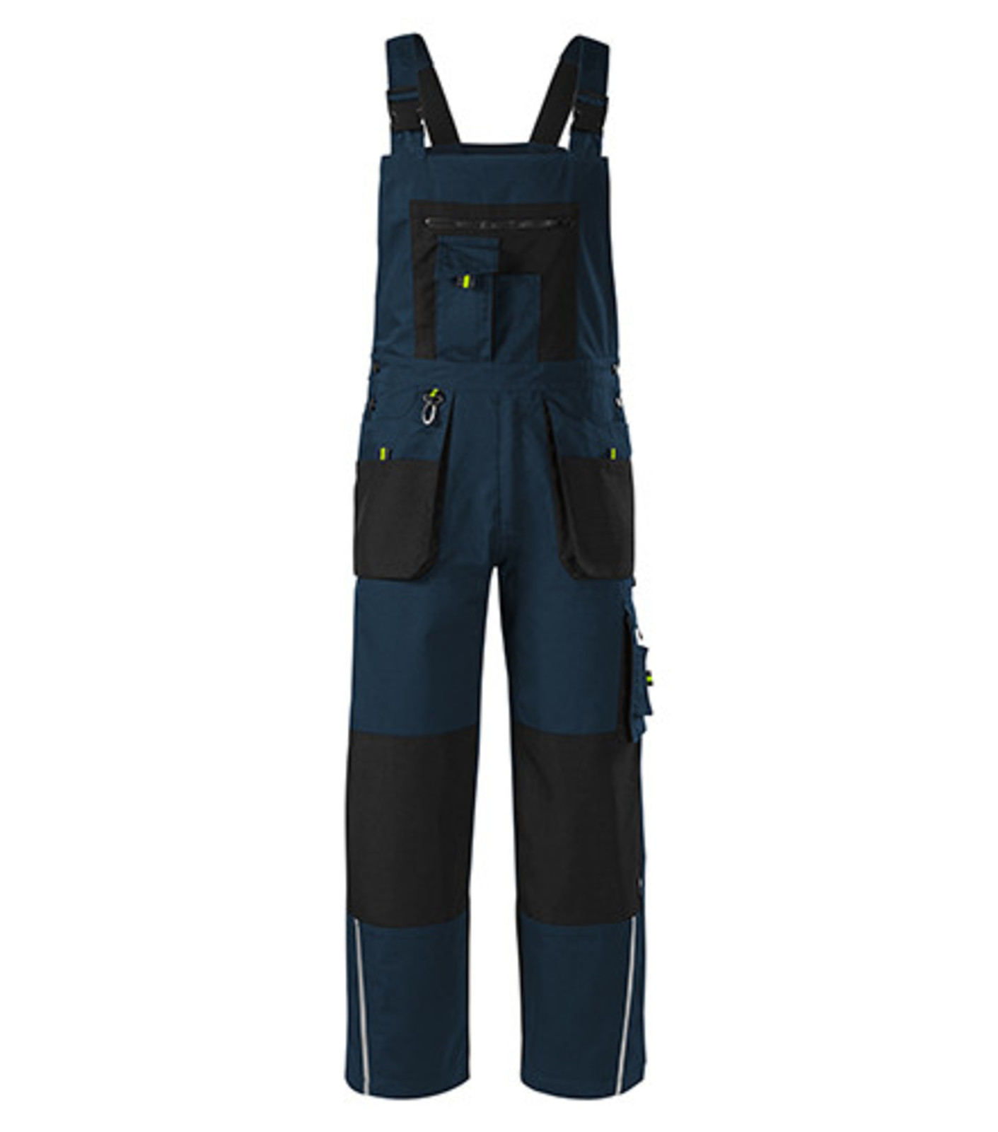 Montérkové nohavice s náprsenkou Adler Ranger W04 - veľkosť: 48-50, farba: tmavo modrá