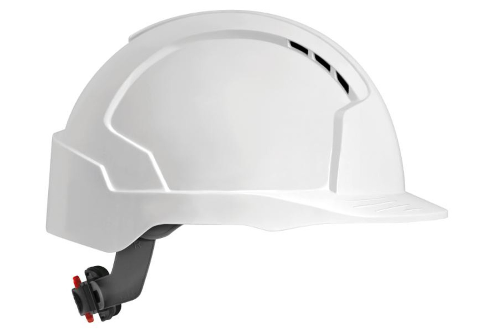 Ochranná pracovná prilba JSP EVO Lite s otočným kolieskom - farba: biela