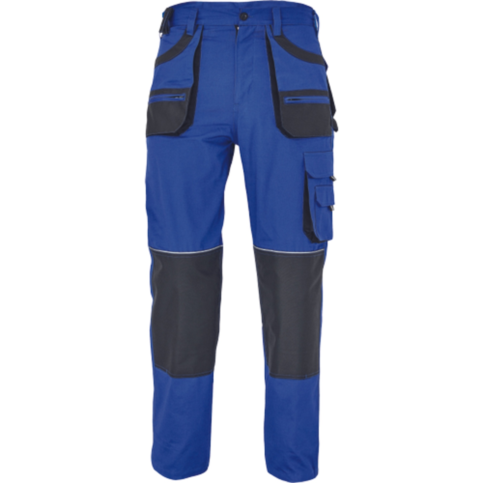 Odolné pracovné nohavice Cerva FF Hans - veľkosť: 56, farba: modrá/antracit