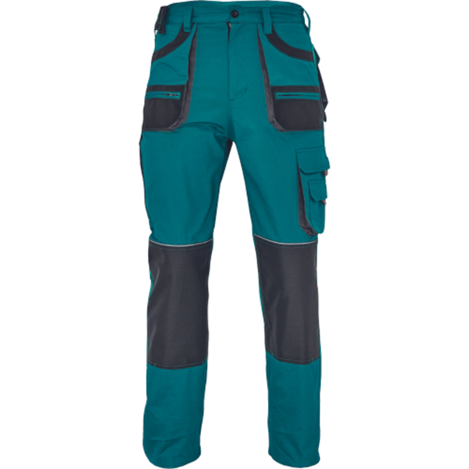 Odolné pracovné nohavice Cerva FF Hans - veľkosť: 56, farba: zelená/antracit