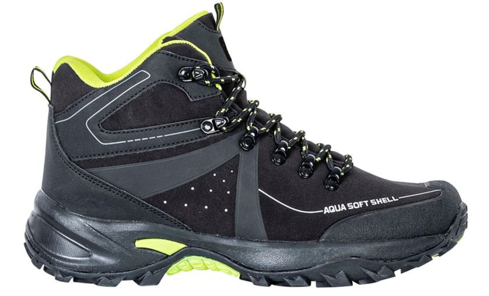 Outdoorová softshellová obuv Ardon Cross - veľkosť: 45, farba: čierna/zelená