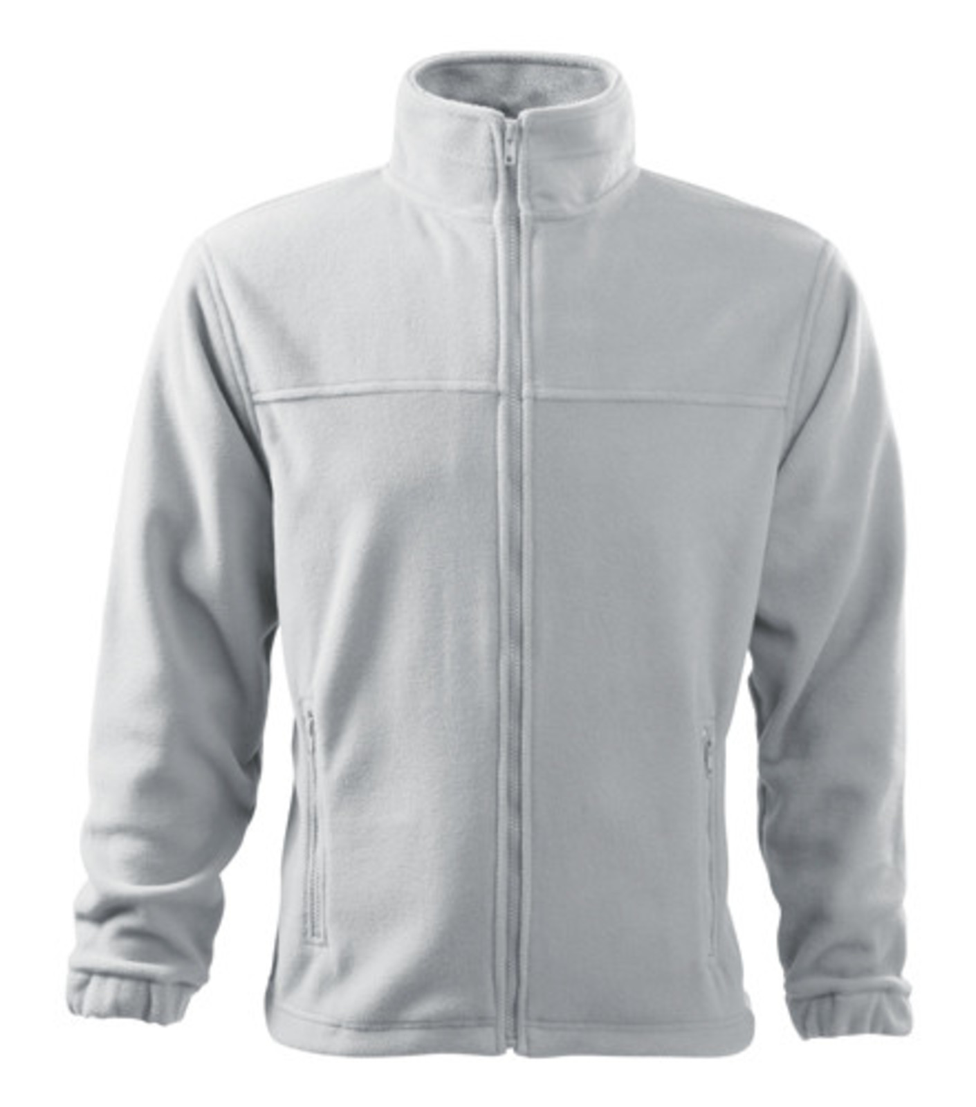 Pánska fleece mikina Rimeck Jacket 501 - veľkosť: M, farba: biela