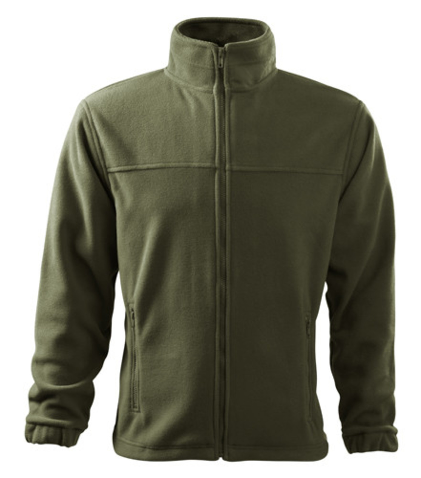 Pánska fleece mikina Rimeck Jacket 501 - veľkosť: M, farba: military