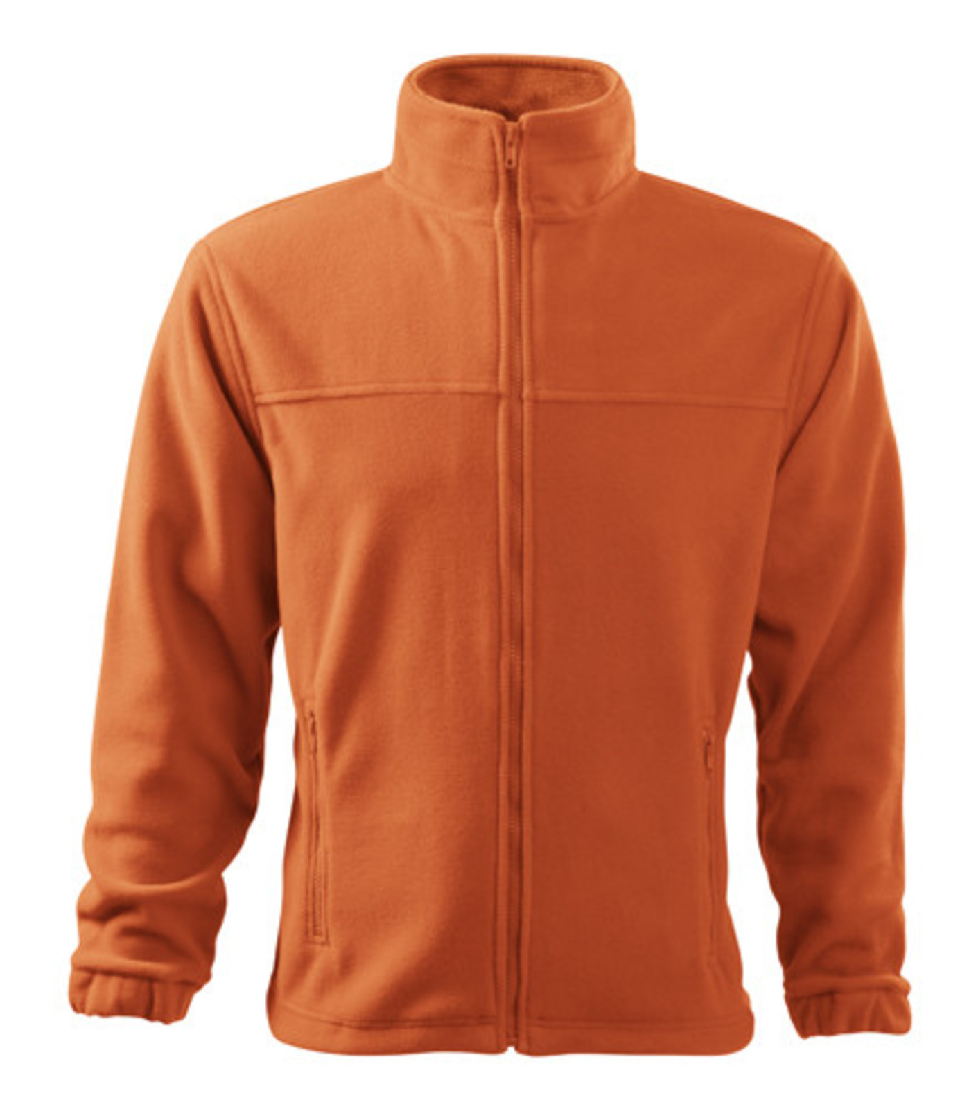 Pánska fleece mikina Rimeck Jacket 501 - veľkosť: XL, farba: oranžová