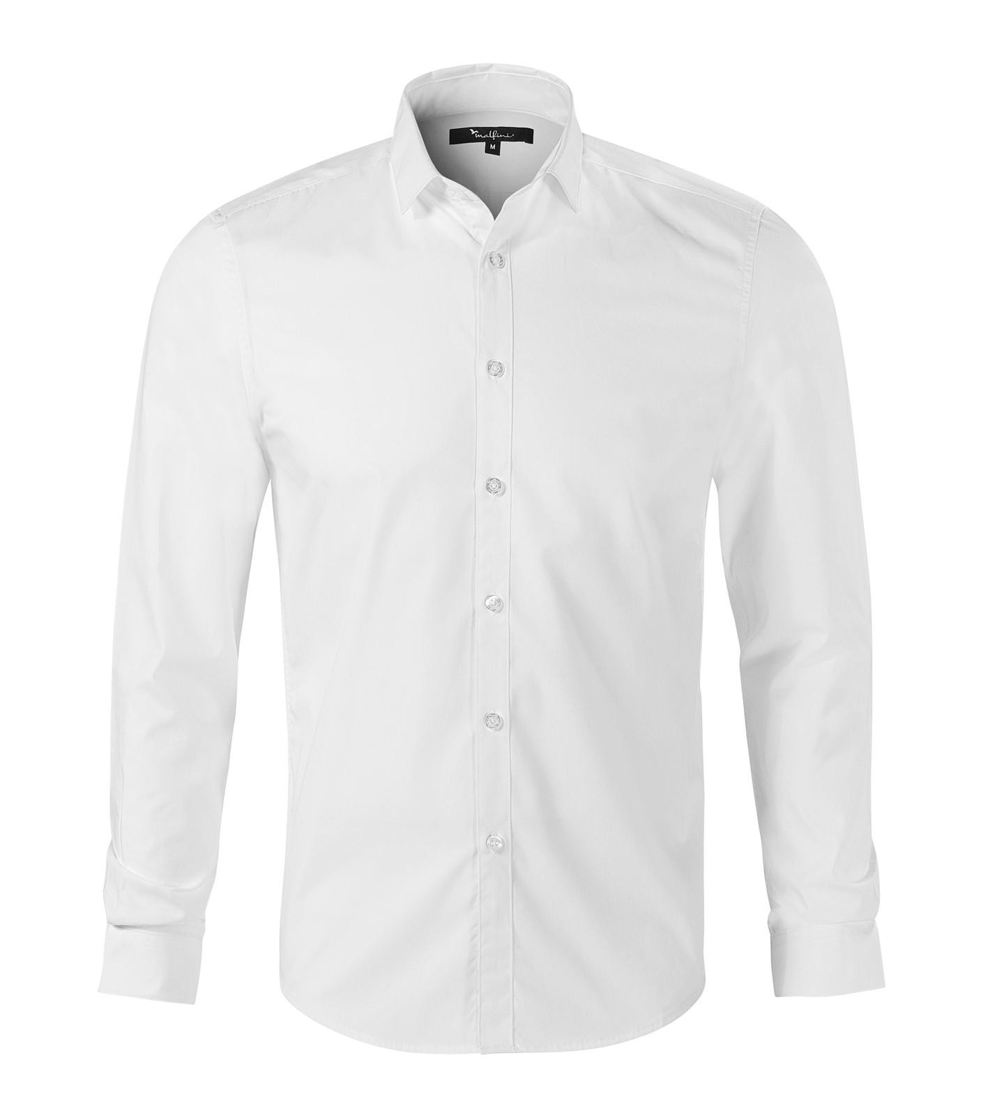 Pánska košeľa s dlhým rukávom Malfini Premium Dynamic 262 - veľkosť: M, farba: biela