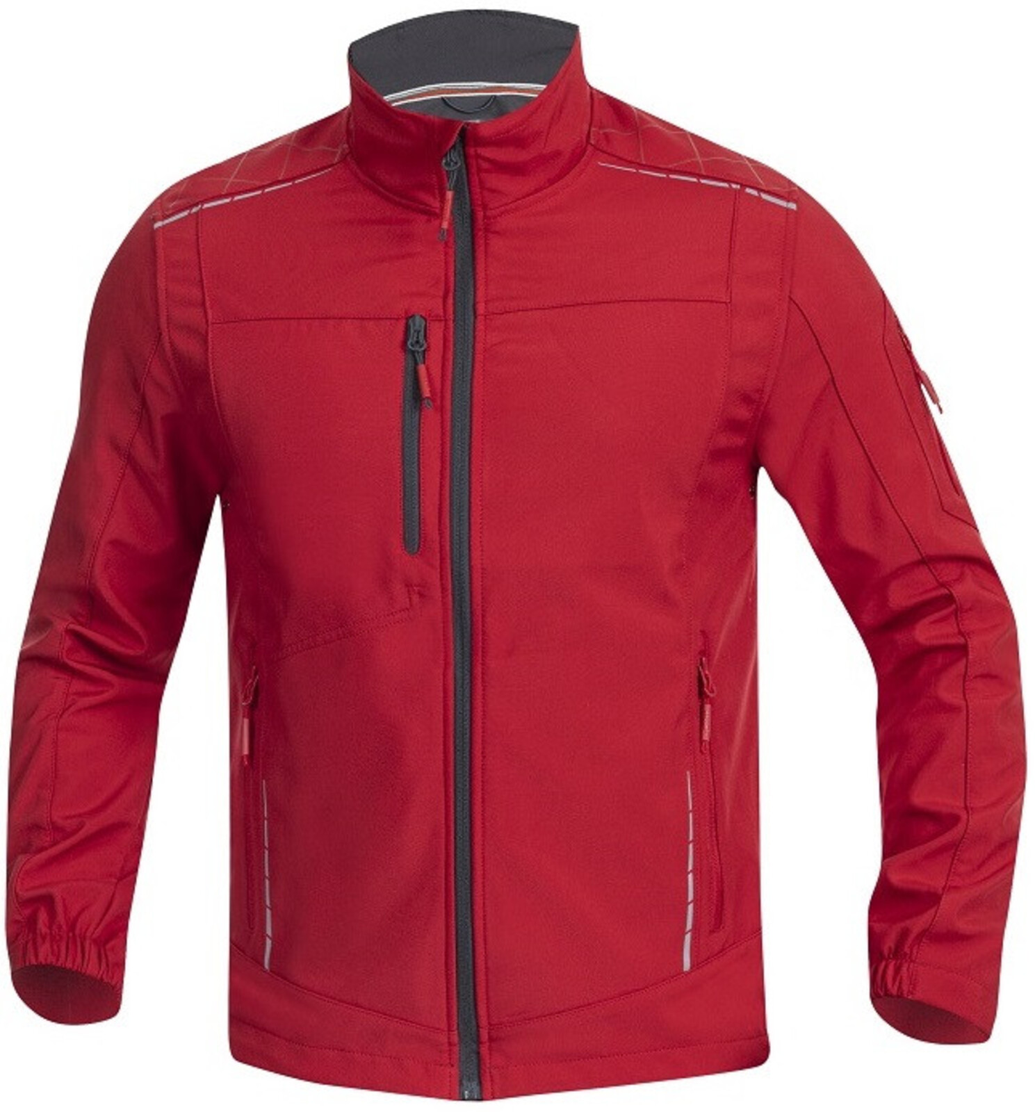 Pánska softshellová bunda Ardon Vision - veľkosť: XL, farba: červená