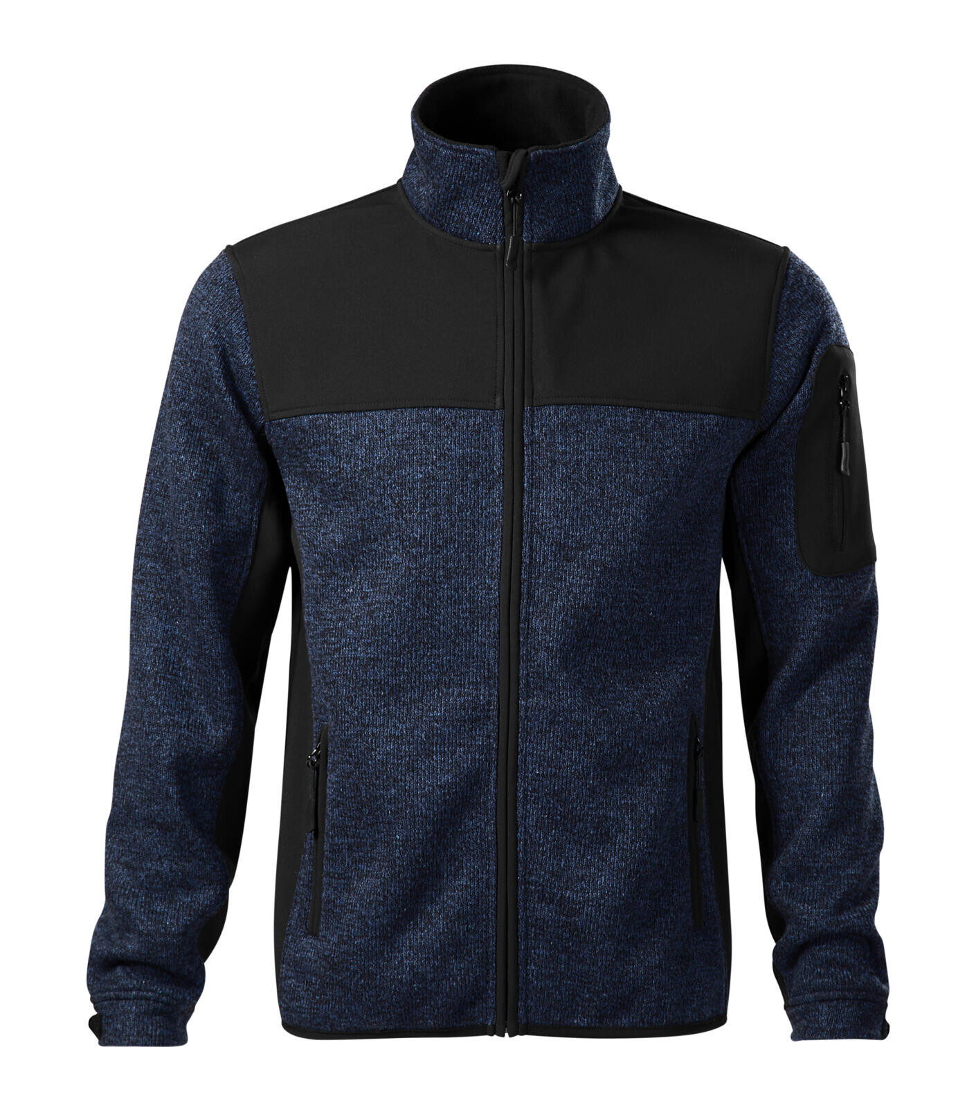 Pánska softshellová bunda Rimeck Casual 550 - veľkosť: XL, farba: modrá knit