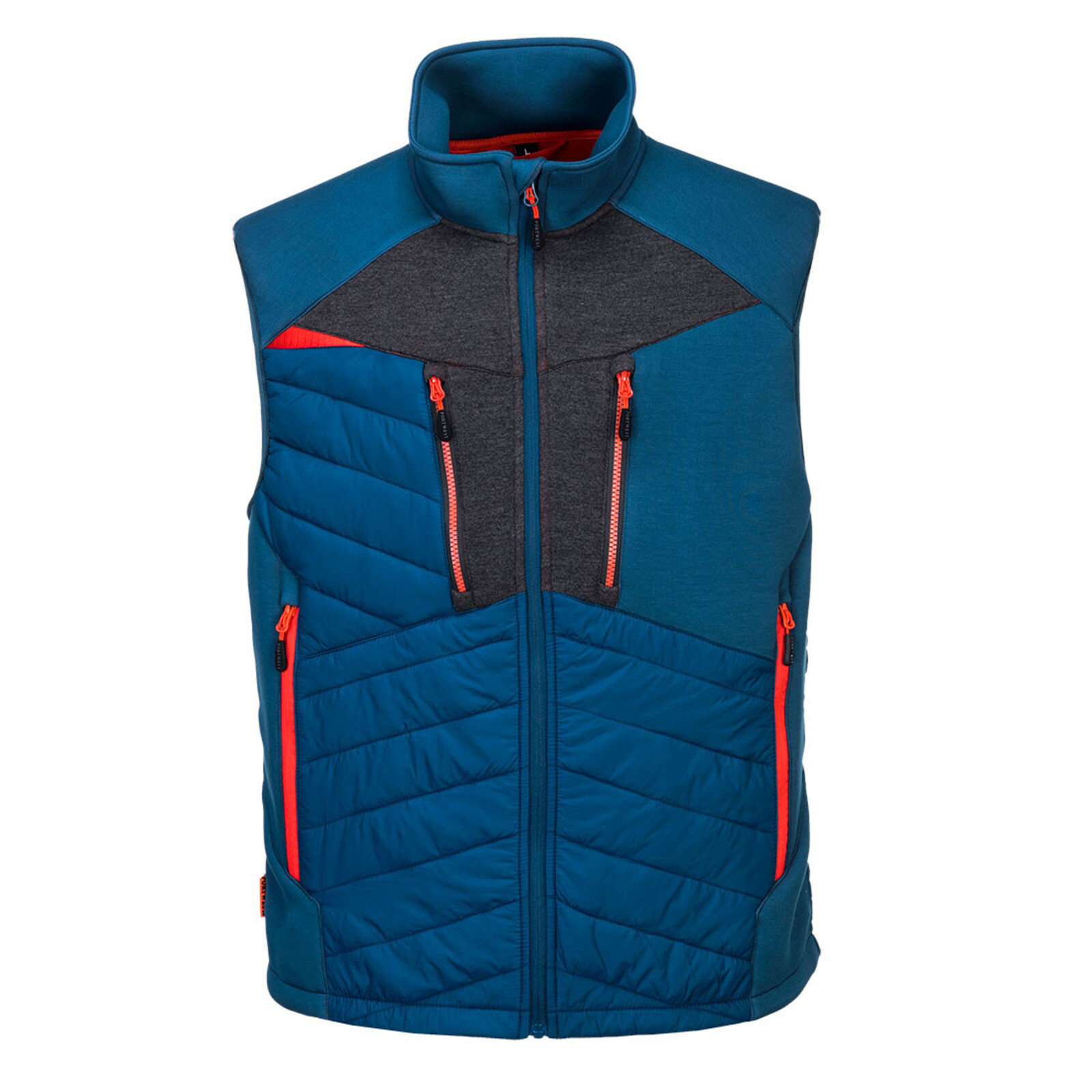 Pánska zateplená vesta Portwest DX4 Baffle DX470 - veľkosť: XXL, farba: modrá/oranžová