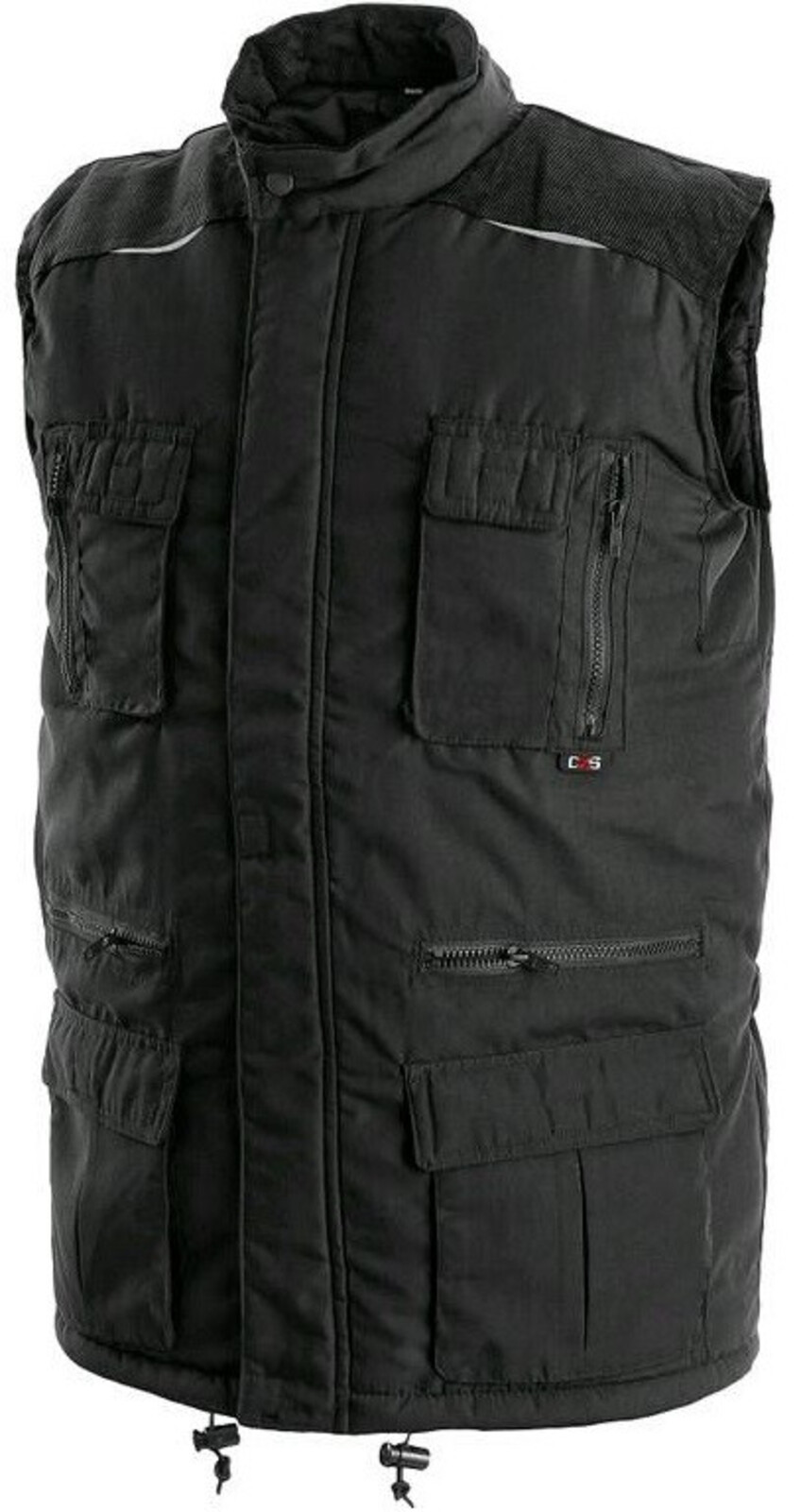 Pánska zateplená zimná vesta CXS Ohio - veľkosť: XXL, farba: čierna