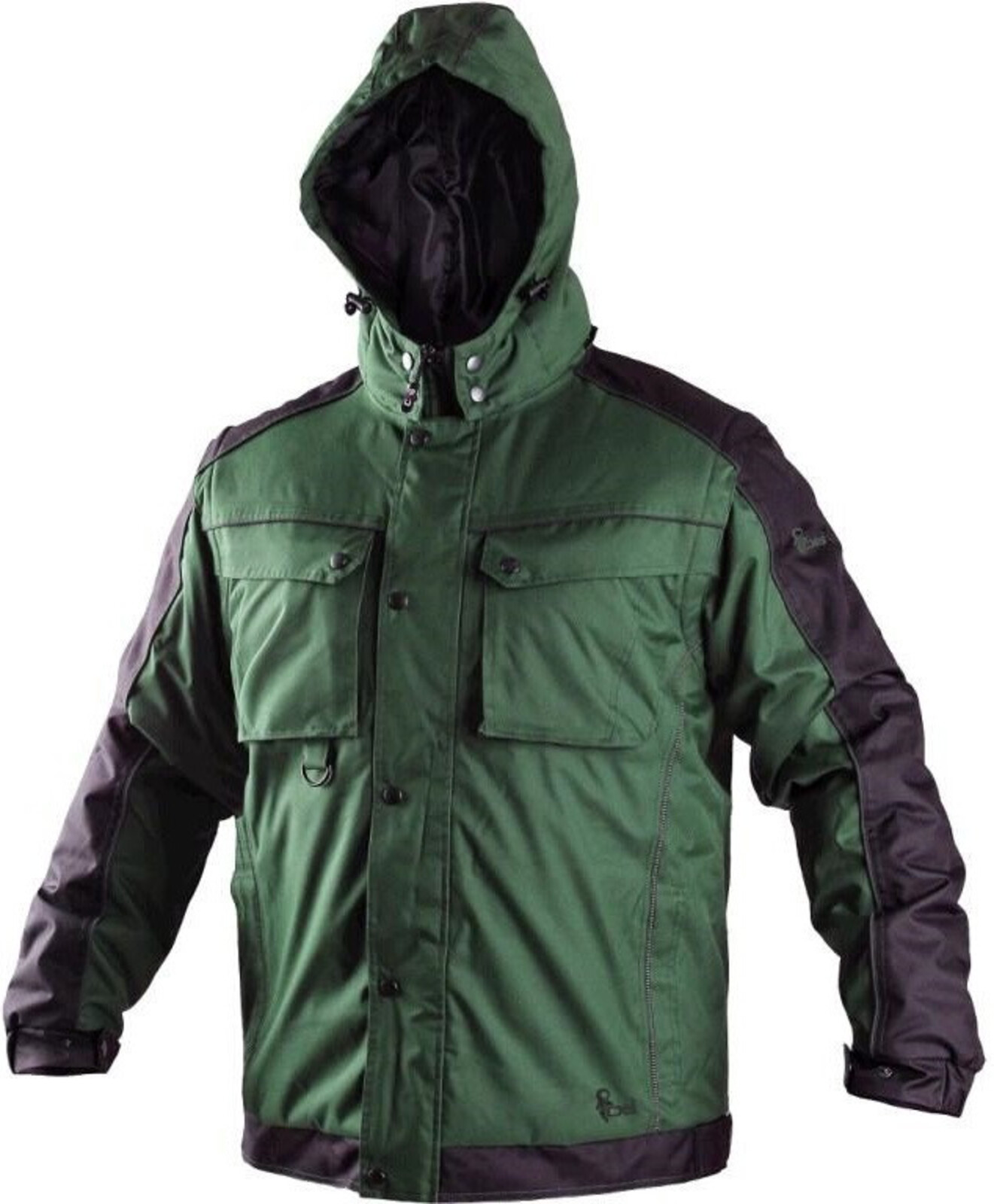 Pánska zimná bunda CXS Irvine 2v1 - veľkosť: XXL, farba: zelená/čierna