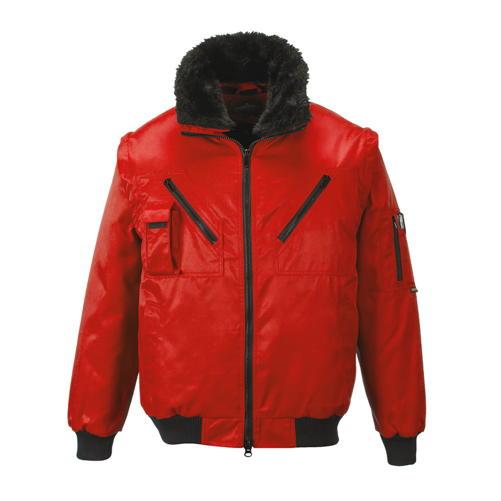 Pánska zimná bunda Portwest Pilot PJ10 4v1  - veľkosť: 5XL, farba: červená