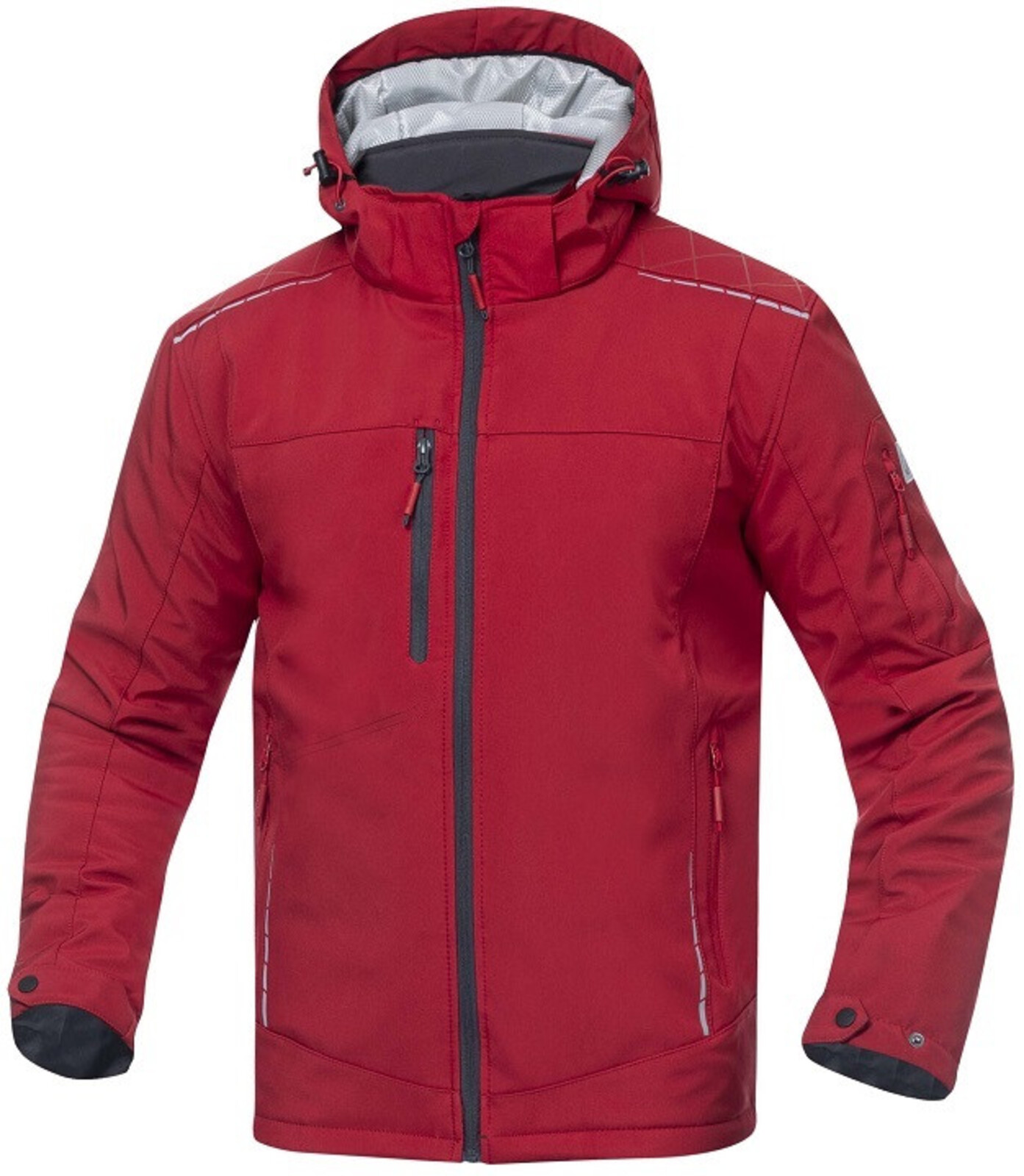 Pánska zimná softshellová bunda Ardon Vision - veľkosť: XXL, farba: červená