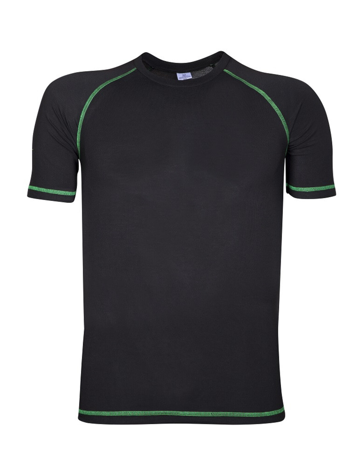 Pánske funkčné bambusové tričko s krátkym rukávom Ardon Trip - veľkosť: XXL, farba: čierna/zelená