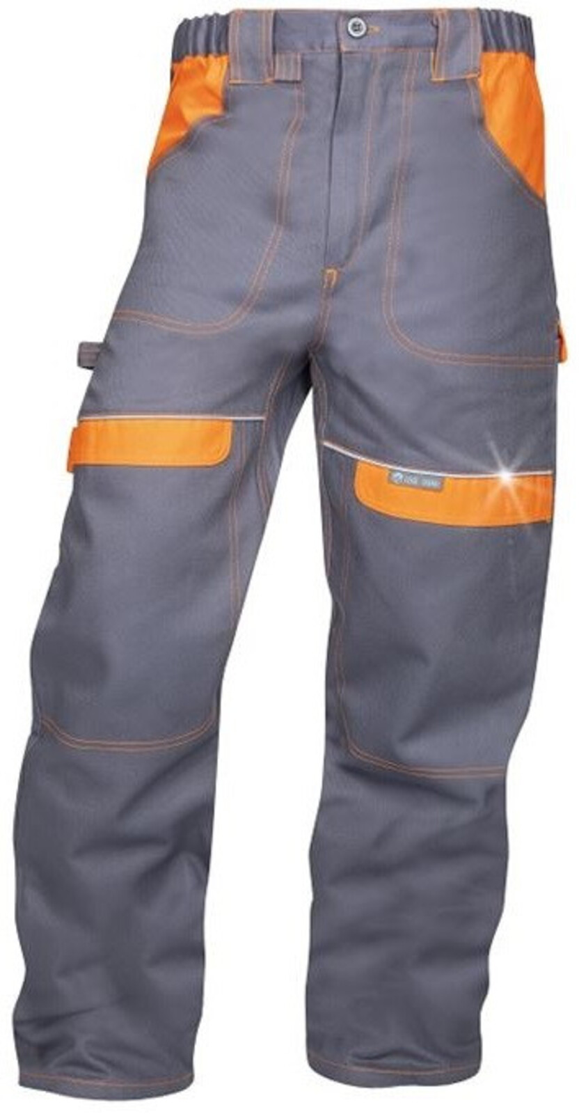 Pánske montérkové nohavice do pása Ardon Cool Trend - veľkosť: 54, farba: sivá/oranžová