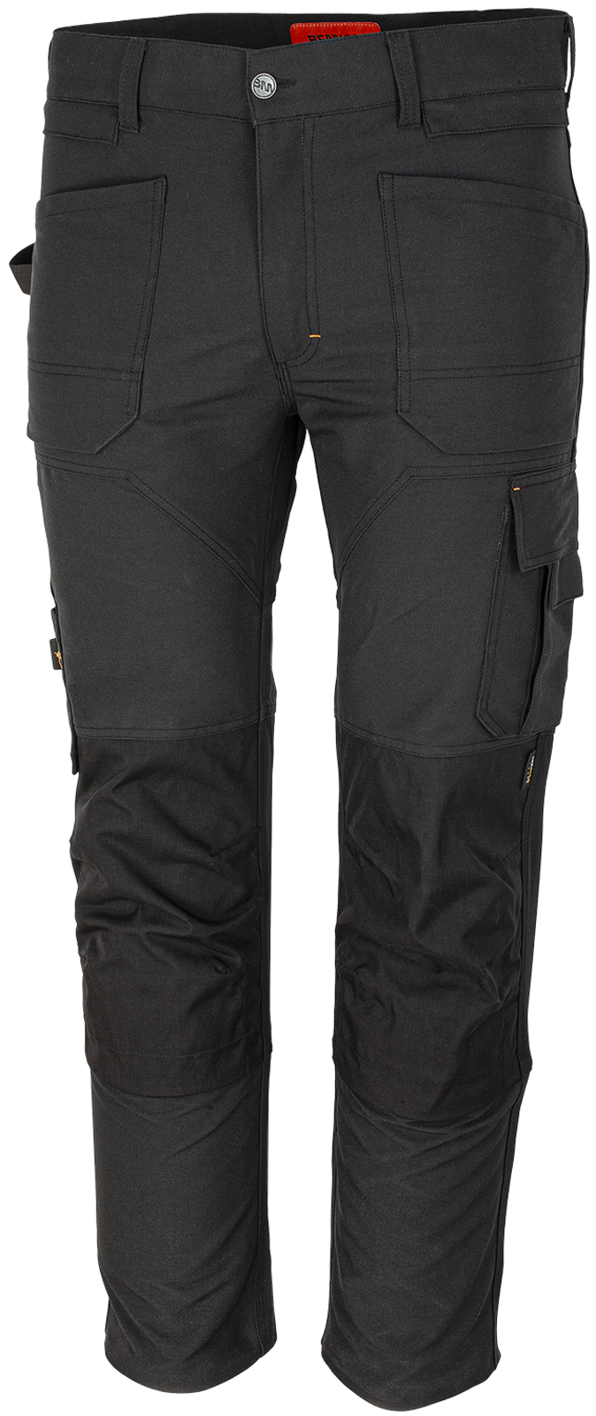 Pánske odolné strečové pracovné nohavice Bennon Erebos WP - veľkosť: 60, farba: čierna